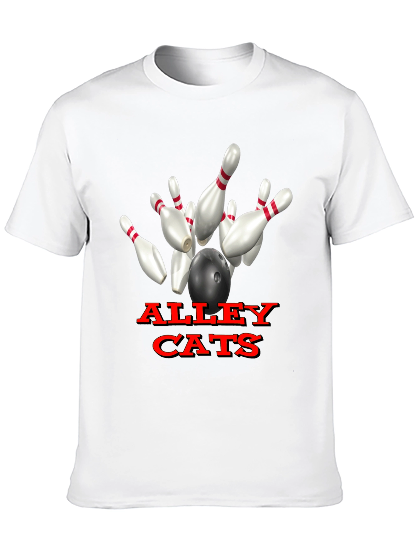Alley Cats Bowling T-Shirt Unique Design
