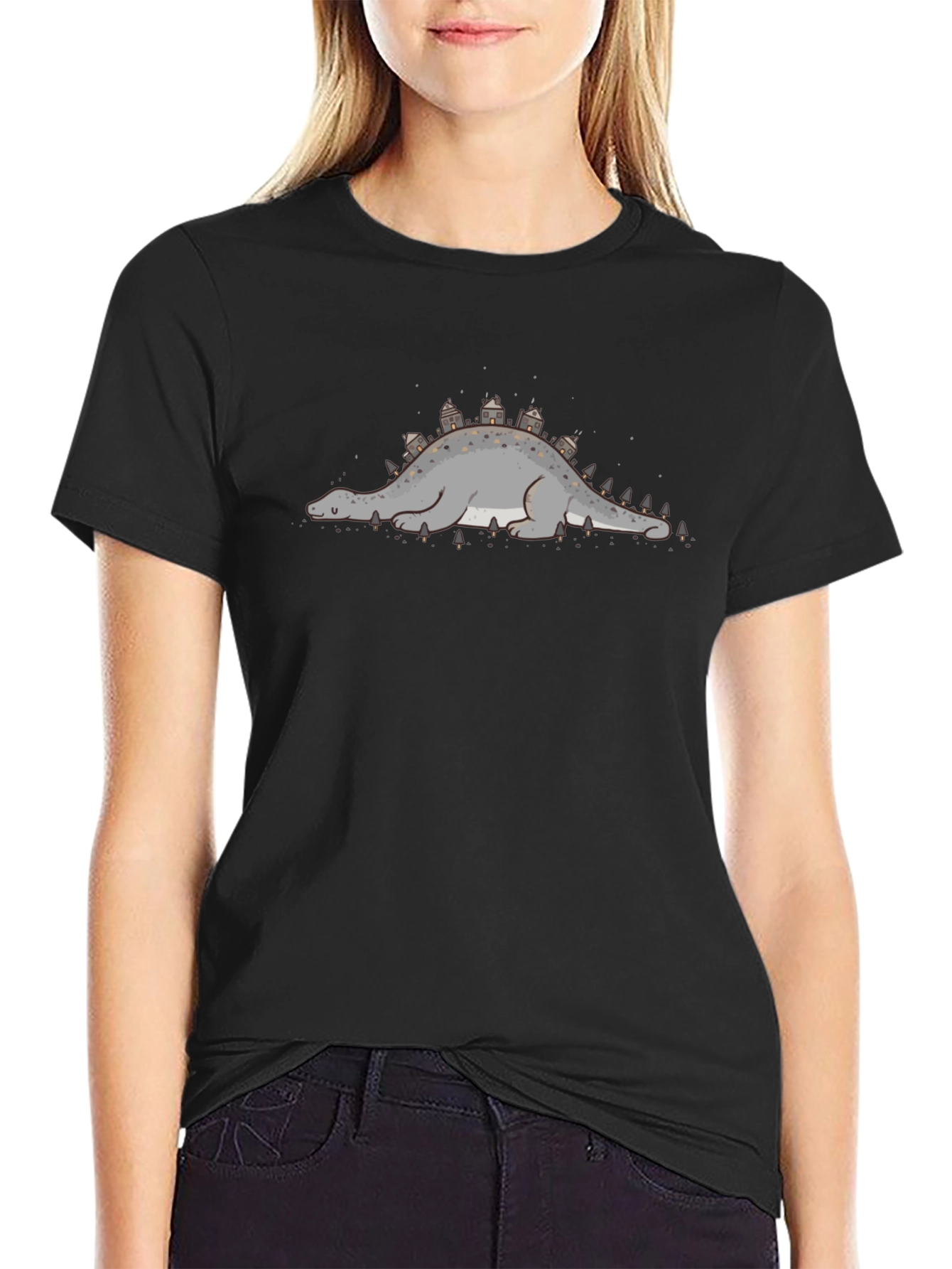 Dino Town Tee - Unique Graphic Print