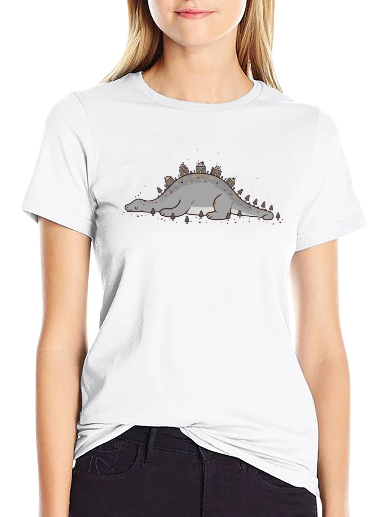 Dino Town Tee - Unique Graphic Print