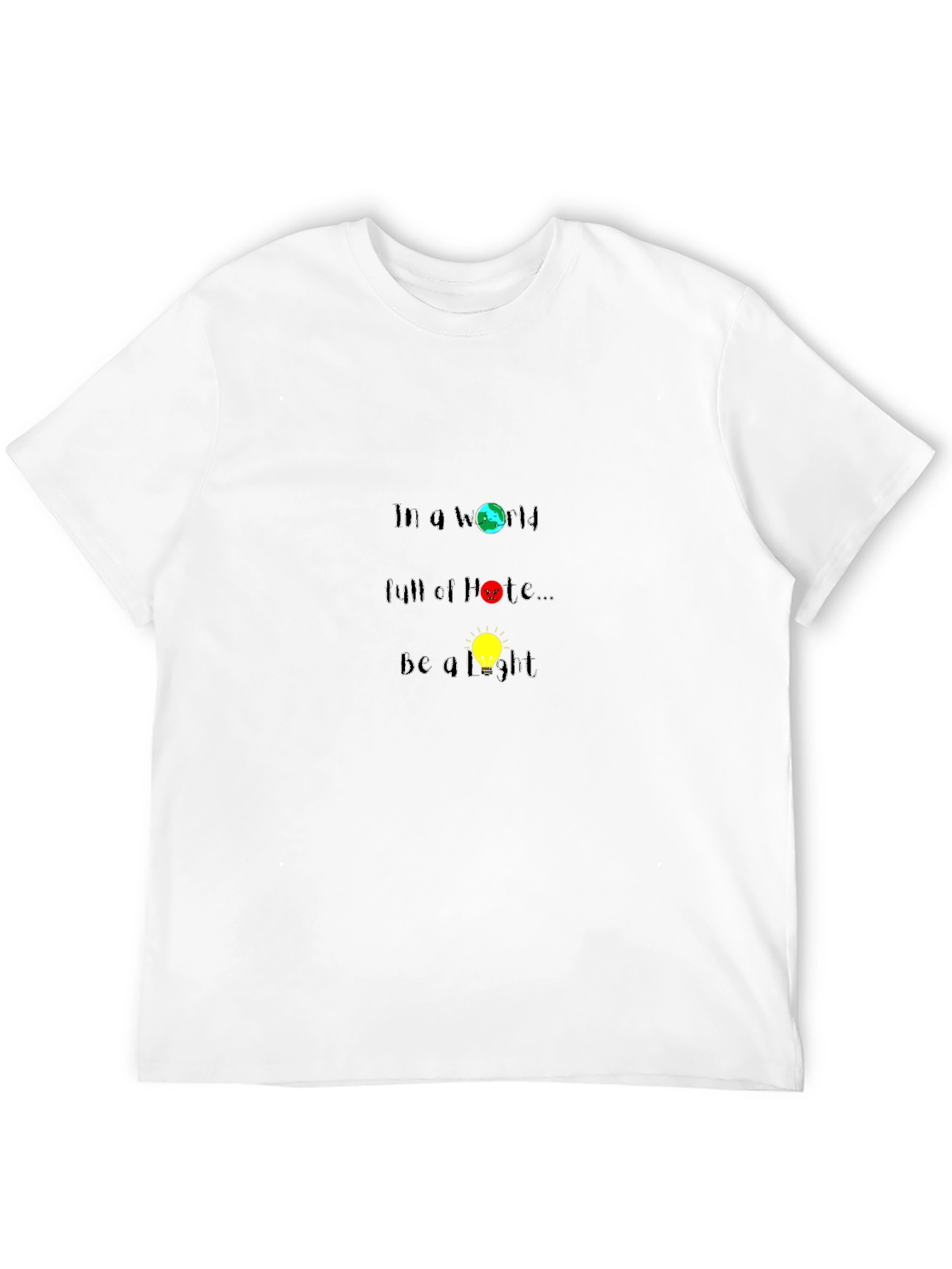 Be a Light T-Shirt - Inspirational Graphic Tee