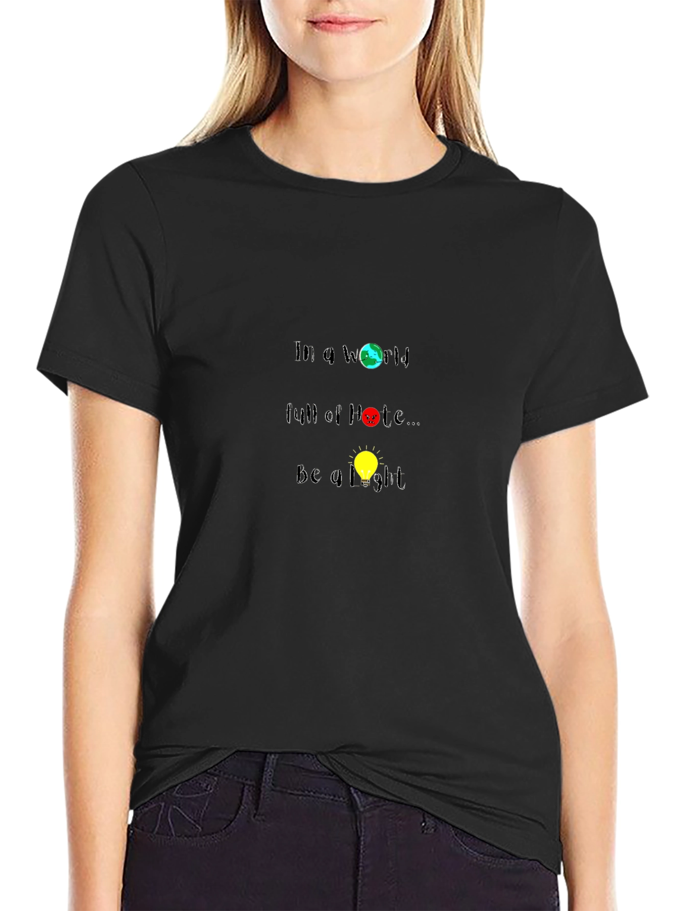 Be a Light T-Shirt - Inspirational Graphic Tee