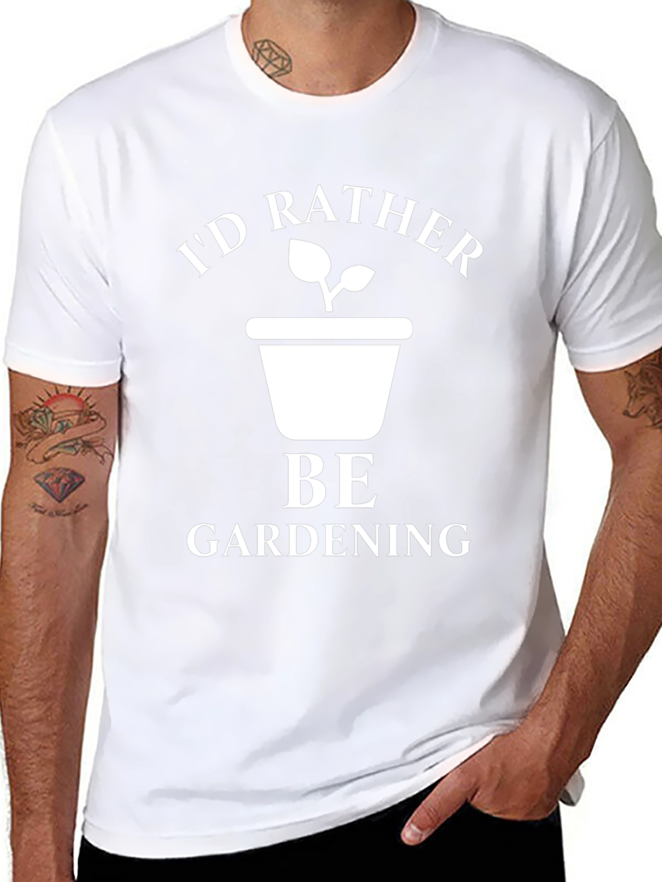 Id Rather Be Gardening T-Shirt