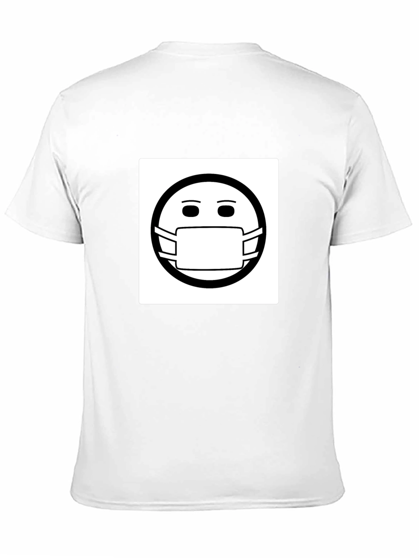 Masked Smiley T-Shirt - Stay Safe Stay Stylish