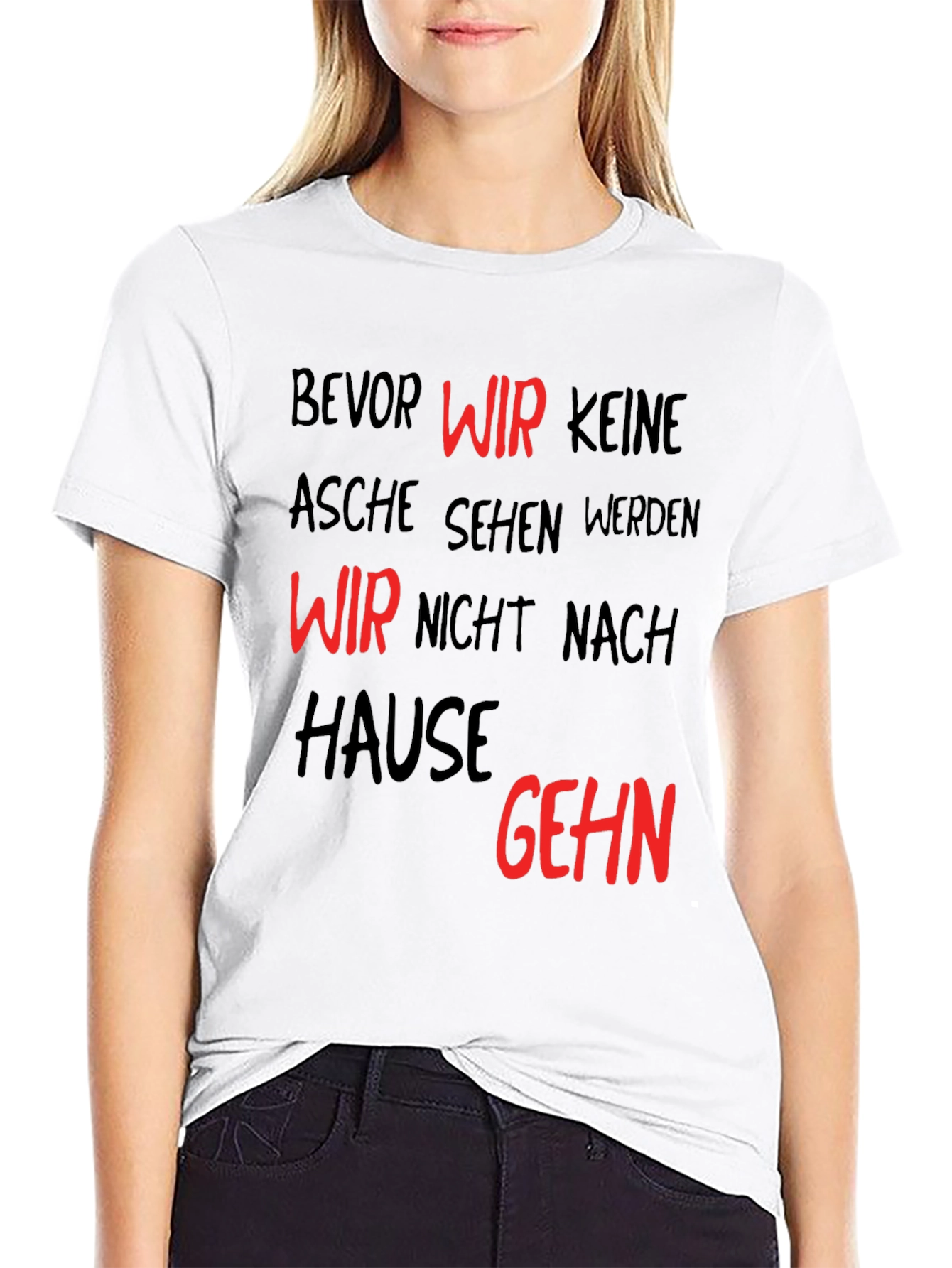 Bevor Wir Keine Asche Sehen Black T-Shirt