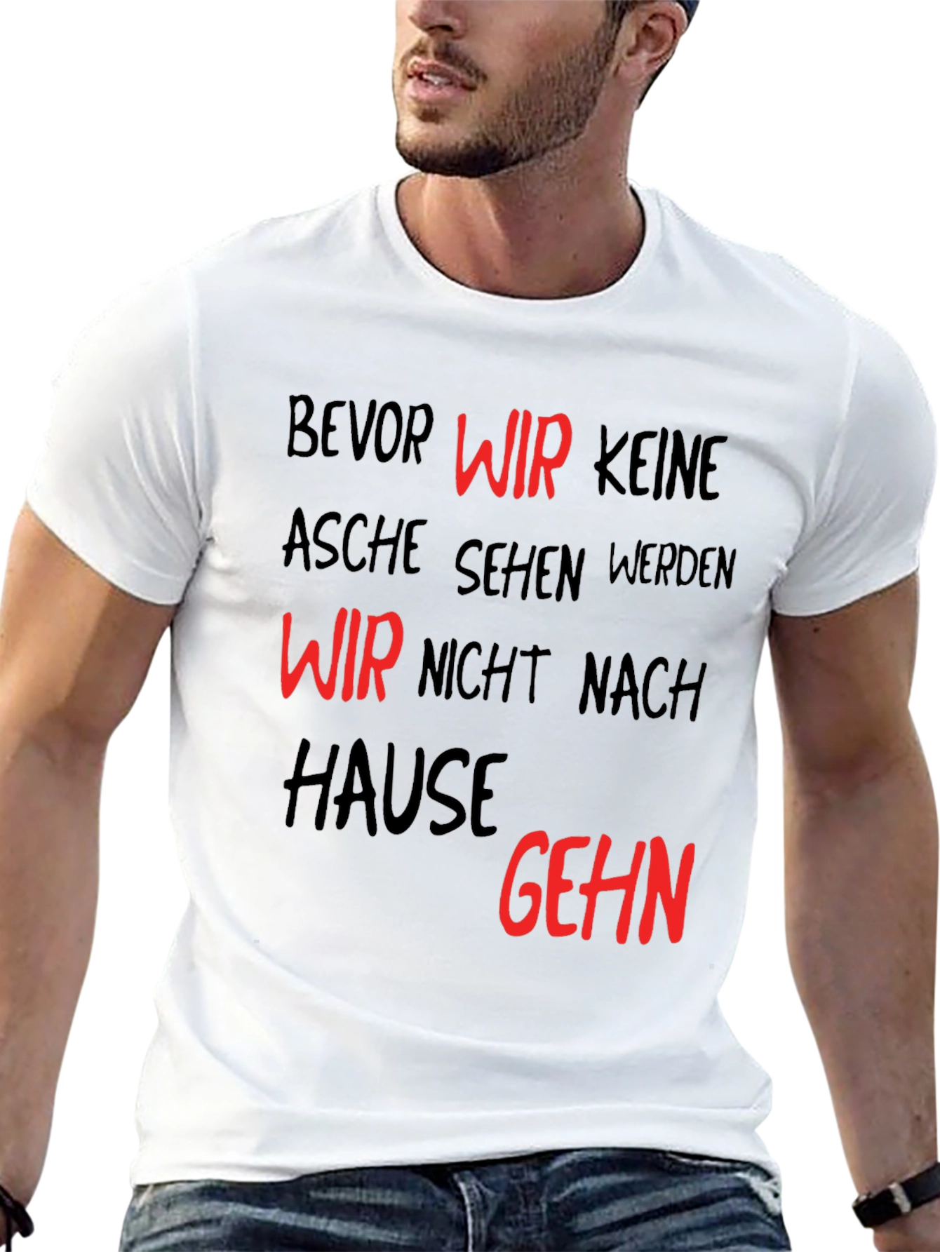 Bevor Wir Keine Asche Sehen Black T-Shirt