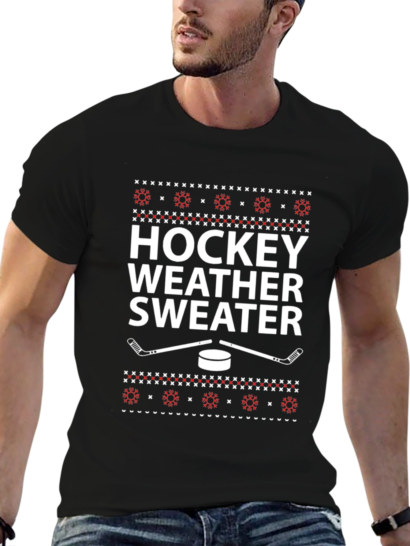 Hockey Weather Sweater T-Shirt