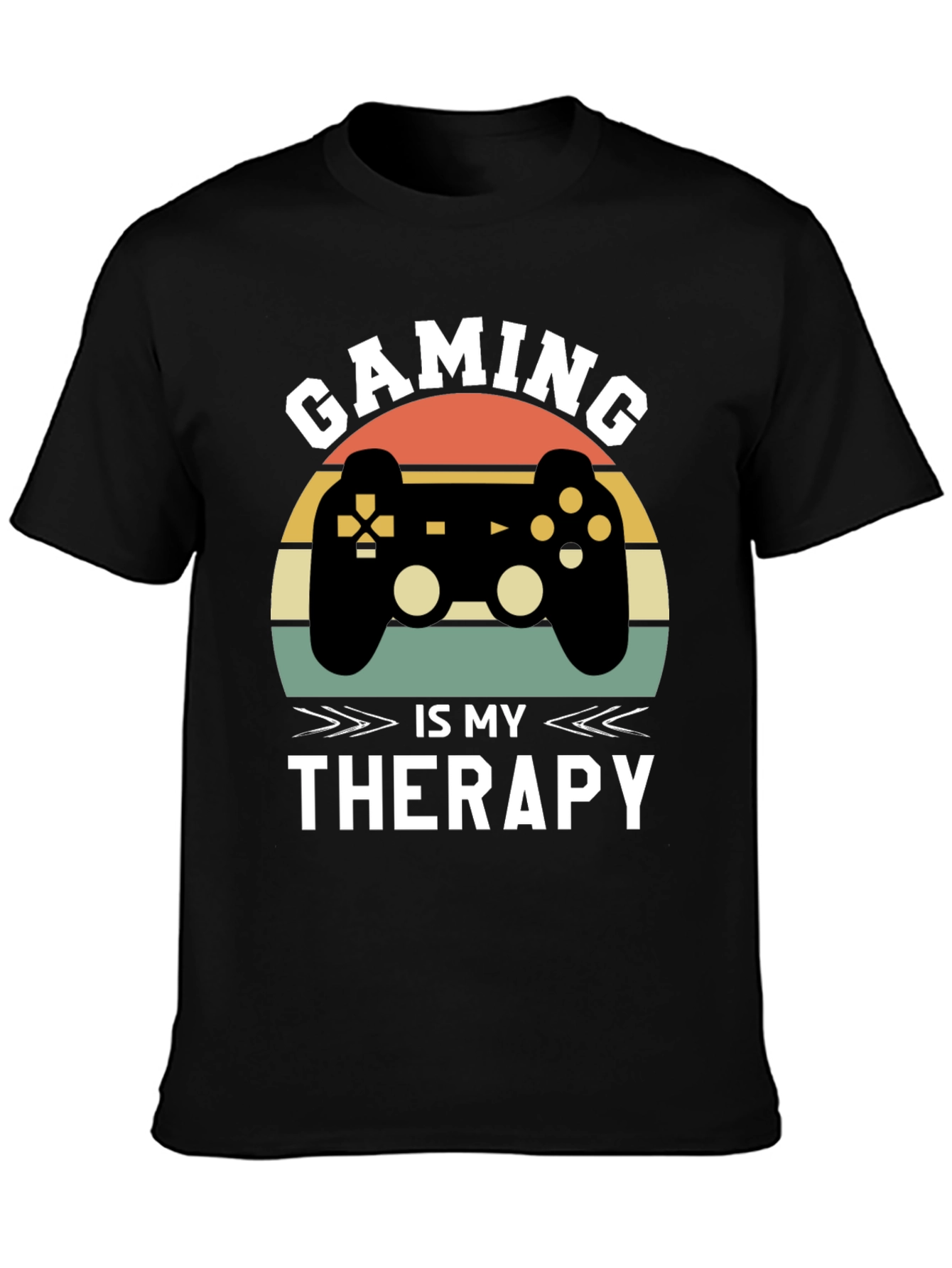 Gaming Is My Therapy T-Shirt Retro Style