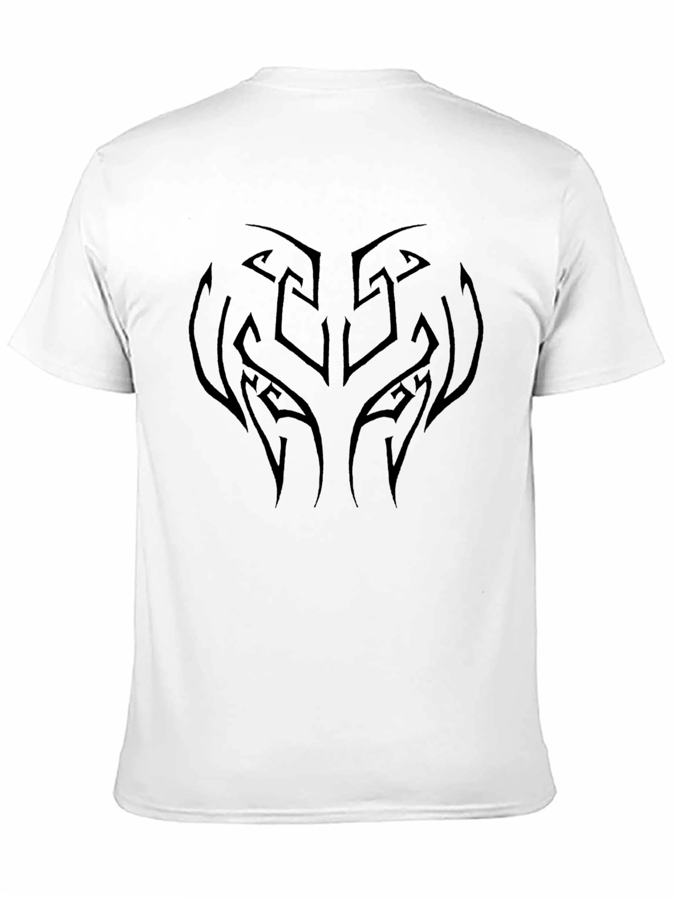 Tribal Design Black T-Shirt