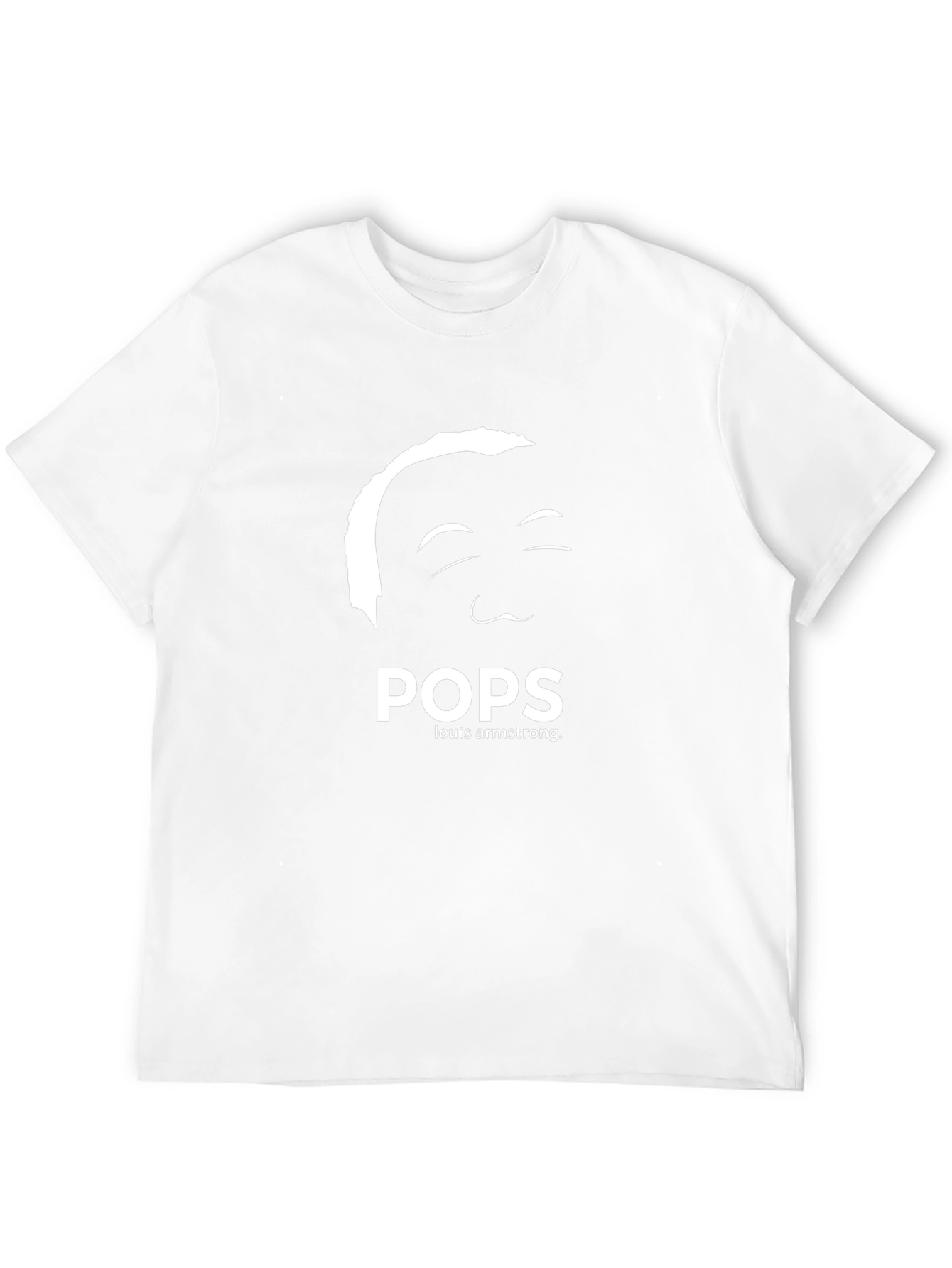 Louis Armstrong Pops Graphic T-Shirt - Black