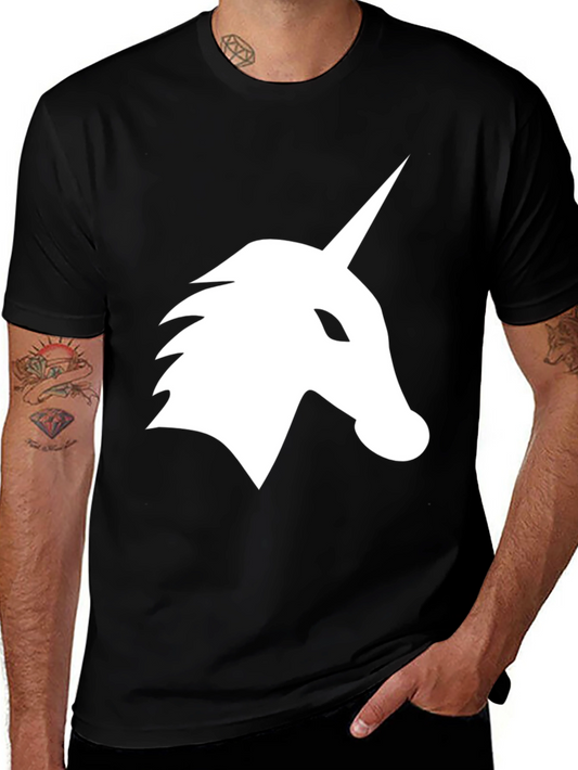 Unicorn Graphic Black T-Shirt - Stylish Casual Wear