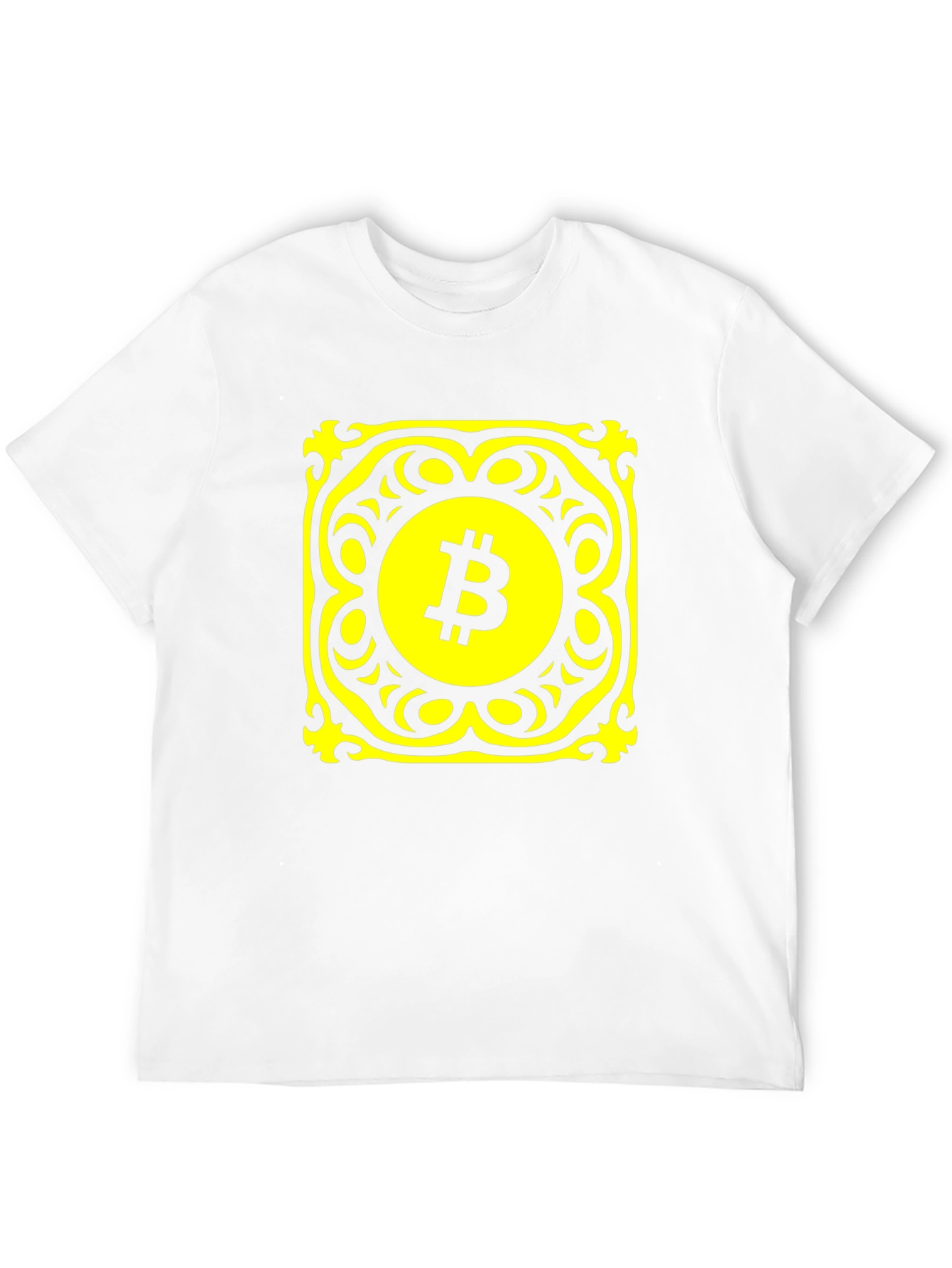 Bitcoin Graphic Tee - Black Cotton Blend
