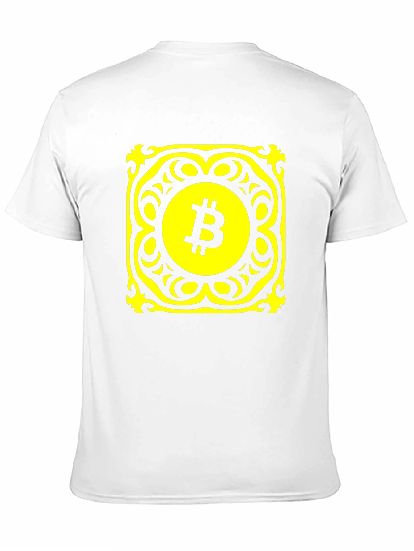 Bitcoin Graphic Tee - Black Cotton Blend