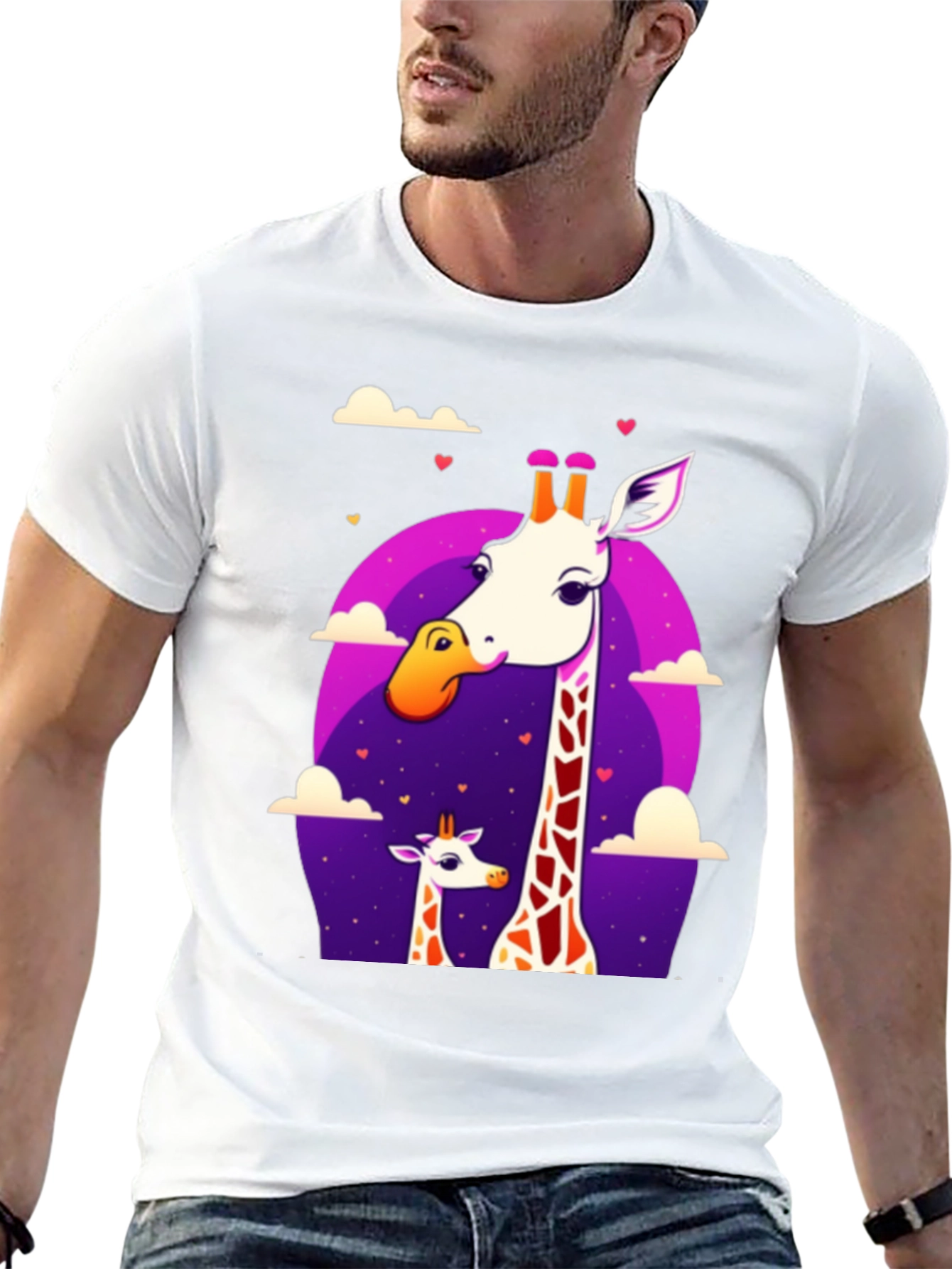 Giraffe Love Graphic Tee