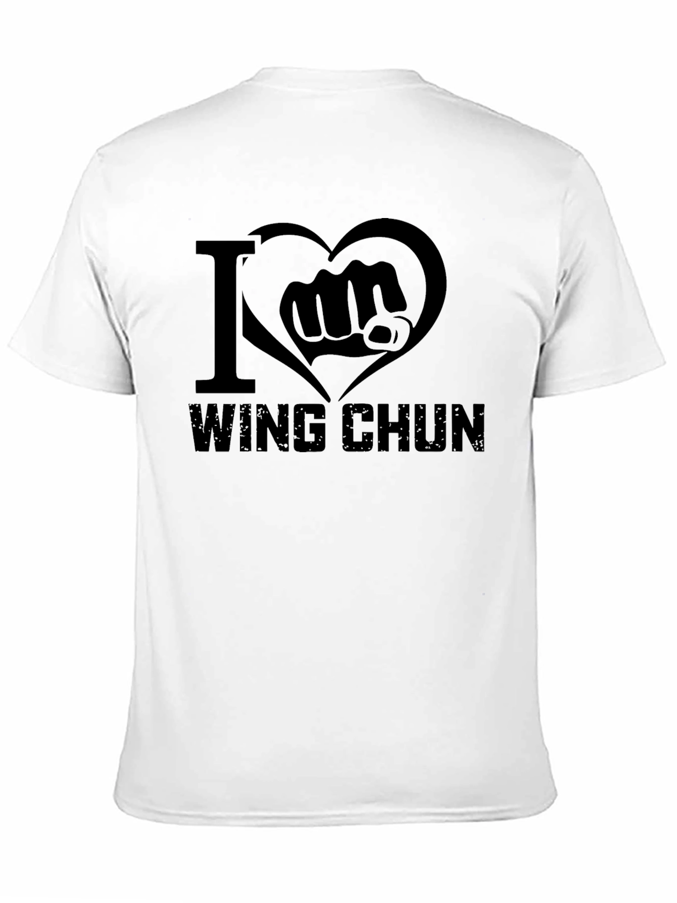 I Love Wing Chun T-Shirt - Martial Arts Design
