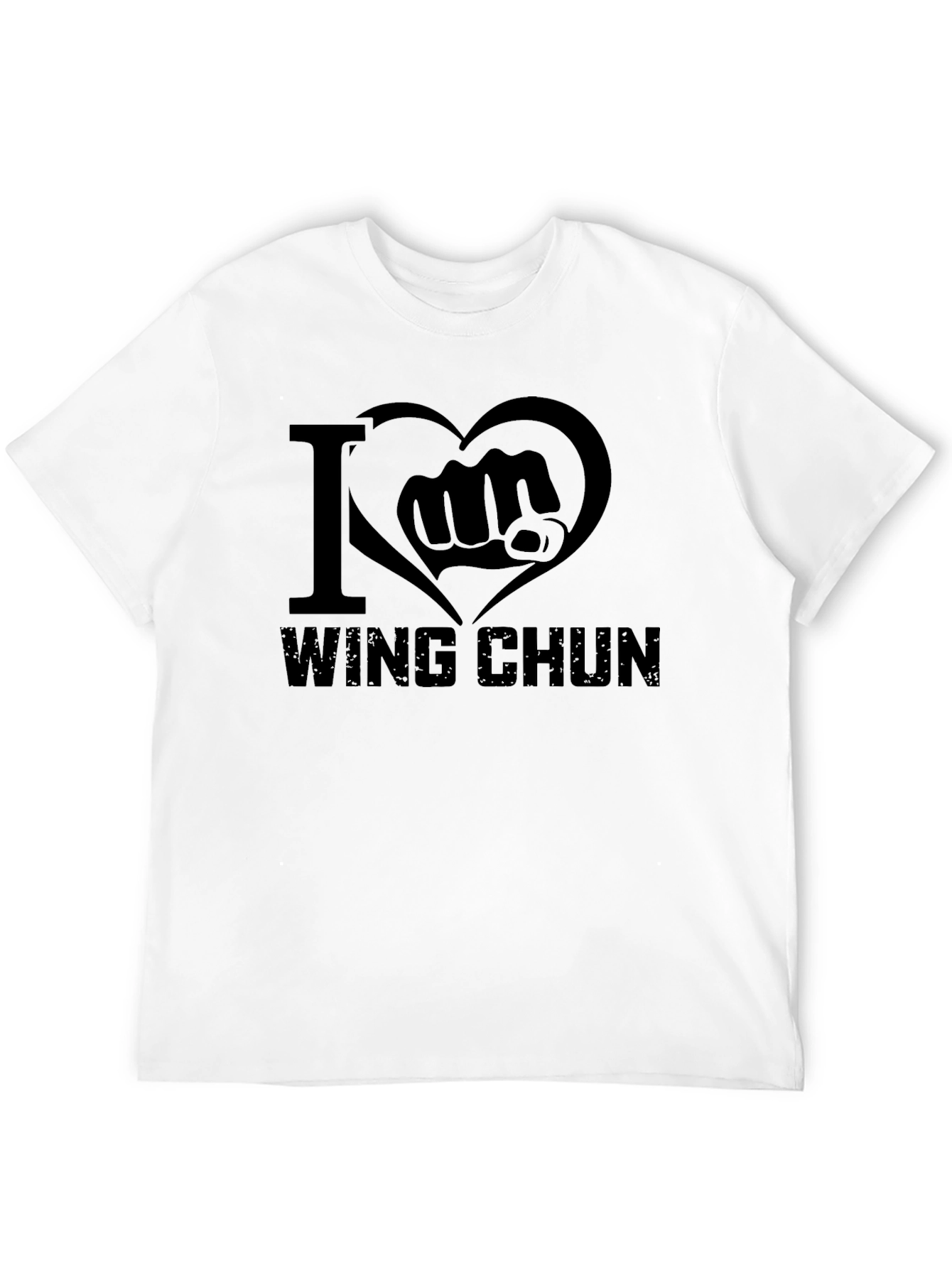 I Love Wing Chun T-Shirt - Martial Arts Design