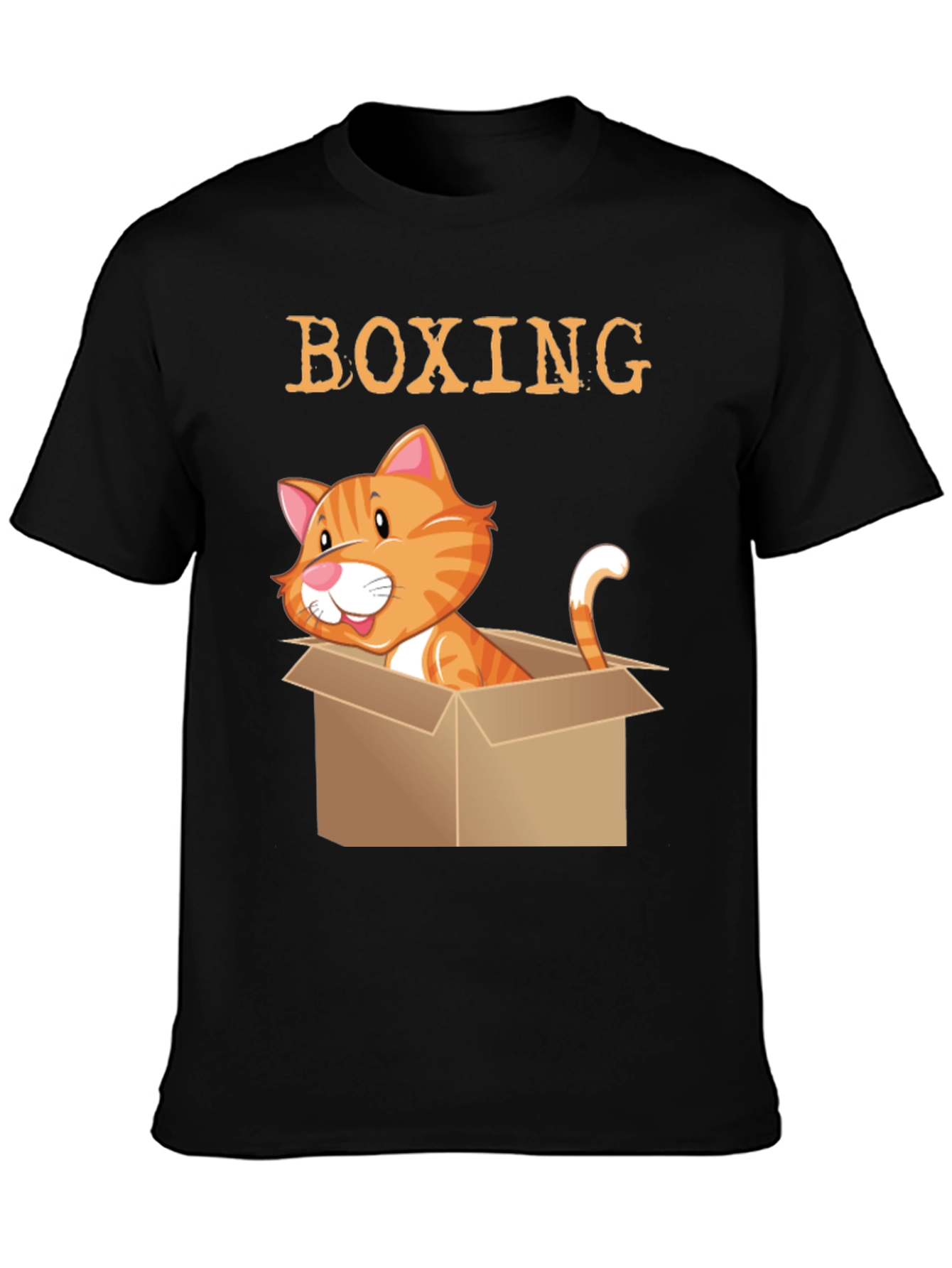 Boxing Cat T-Shirt - Novelty Kitten Tee