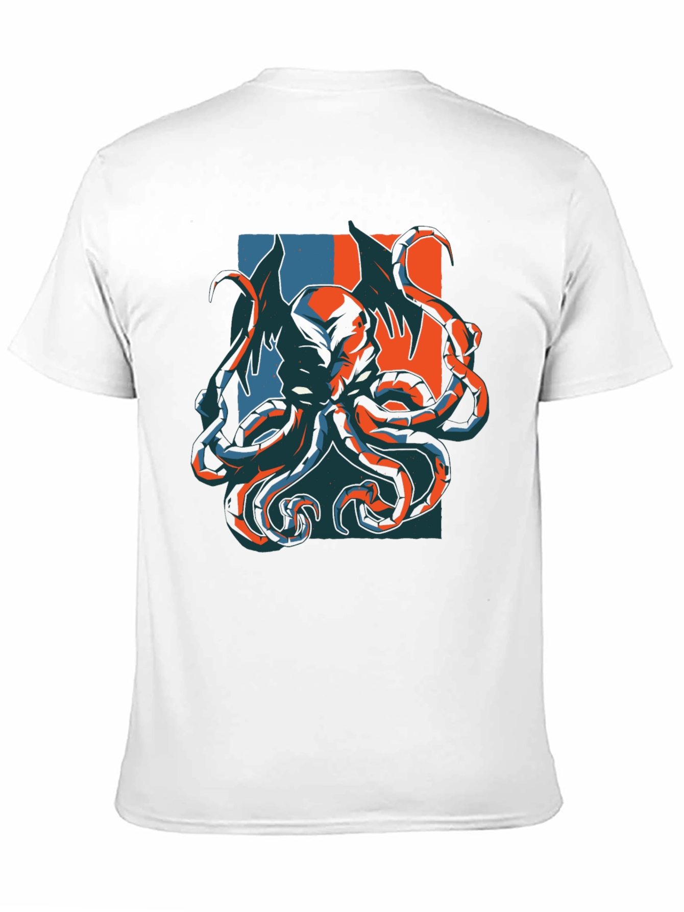 Octopus Graphic Print Black T-Shirt