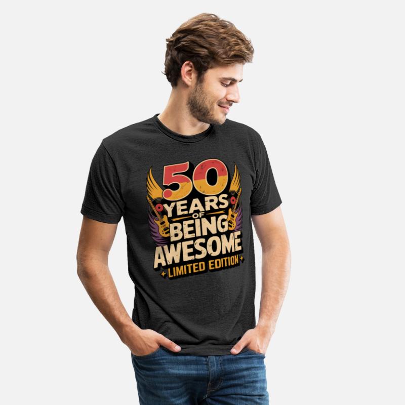 50 Years of Being Awesome Rock fans Birthday Gift