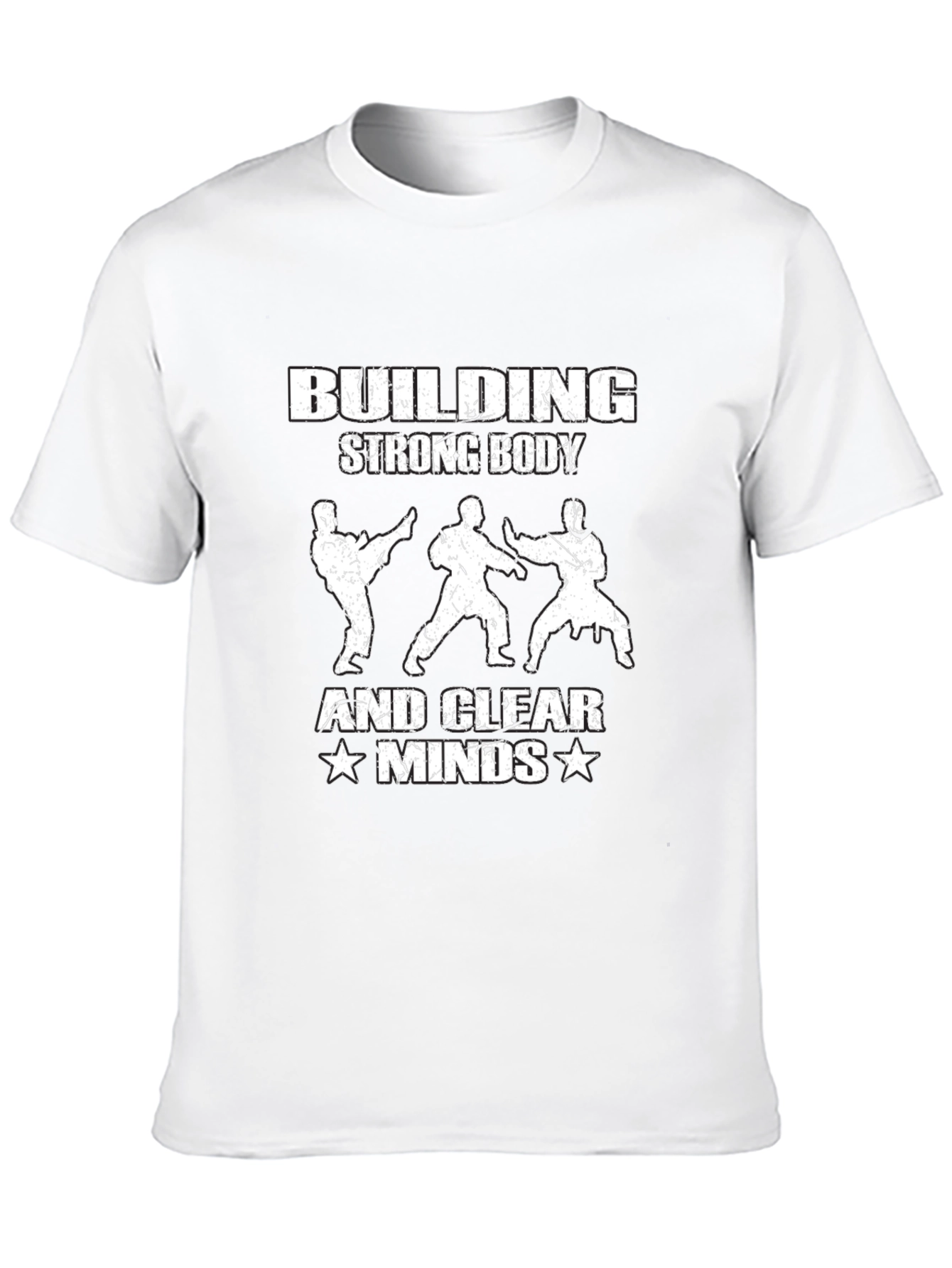 Building Strong Body & Clear Minds Black T-Shirt