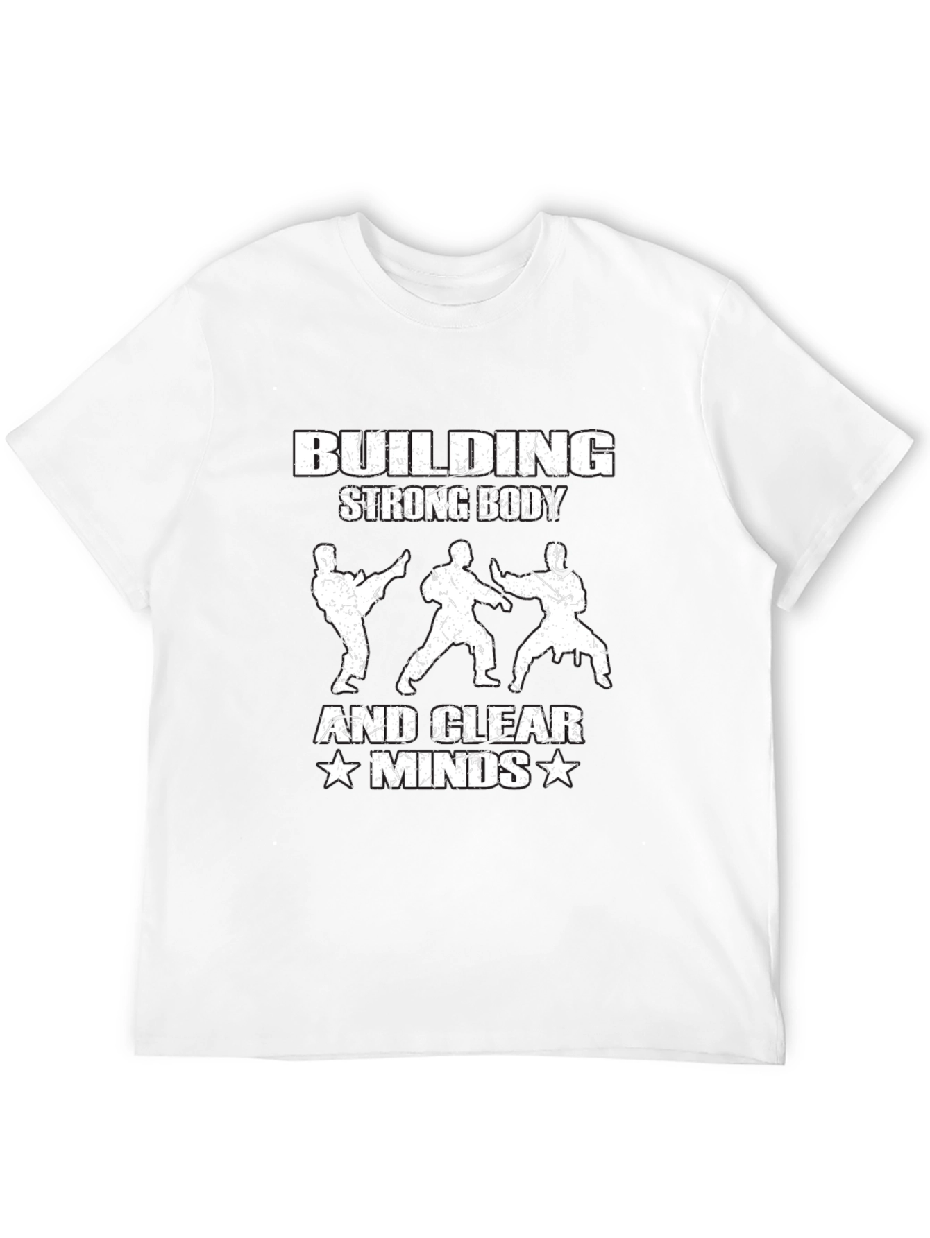 Building Strong Body & Clear Minds Black T-Shirt