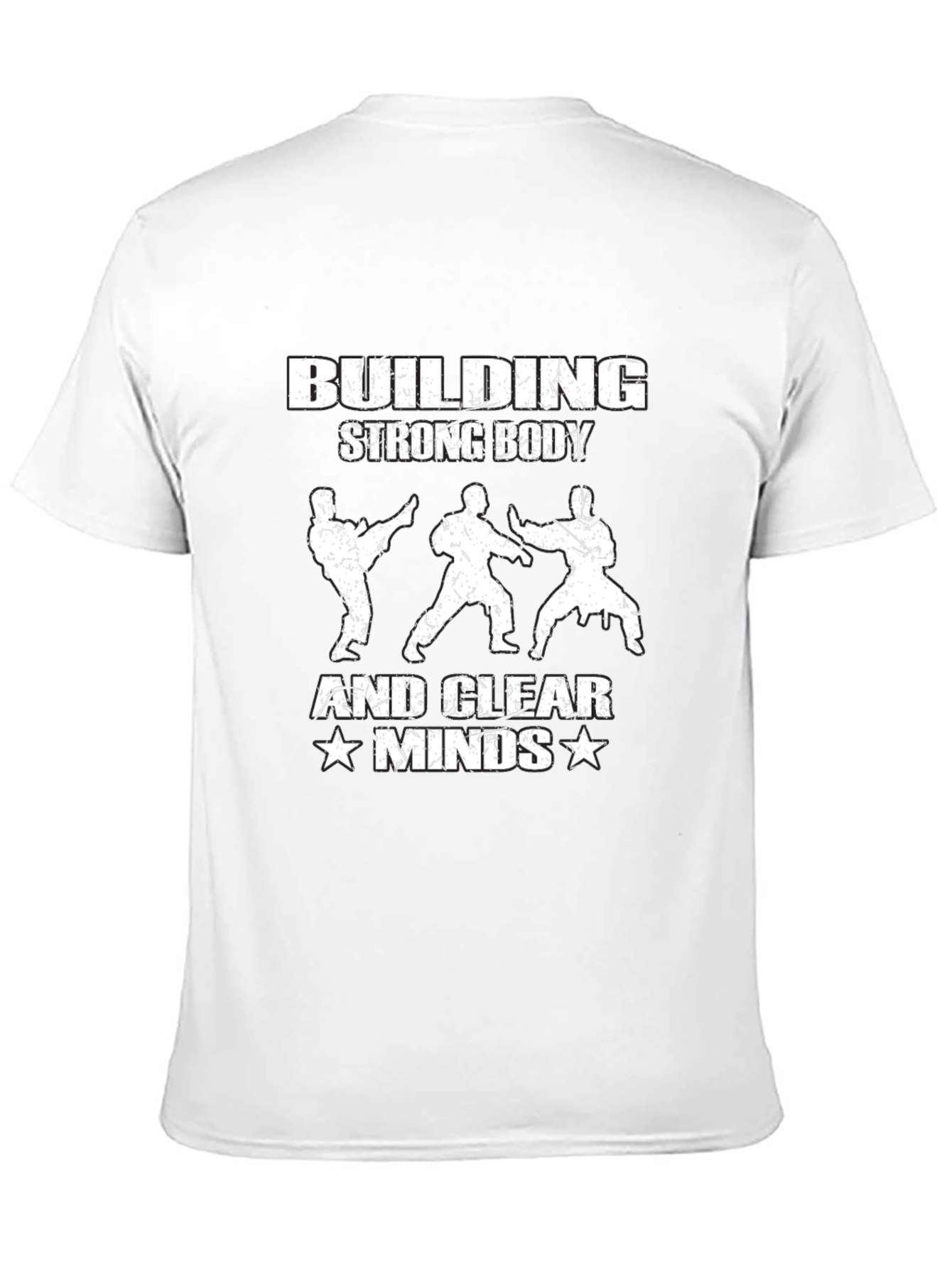 Building Strong Body & Clear Minds Black T-Shirt