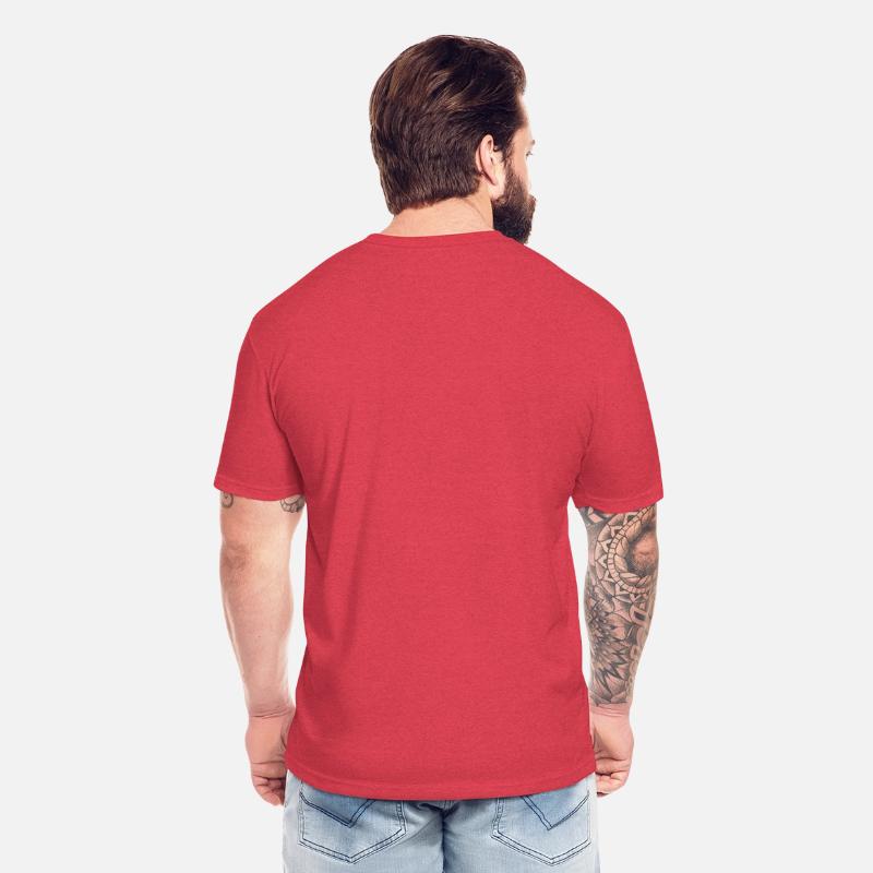 The red building logo design in T shirt cloths