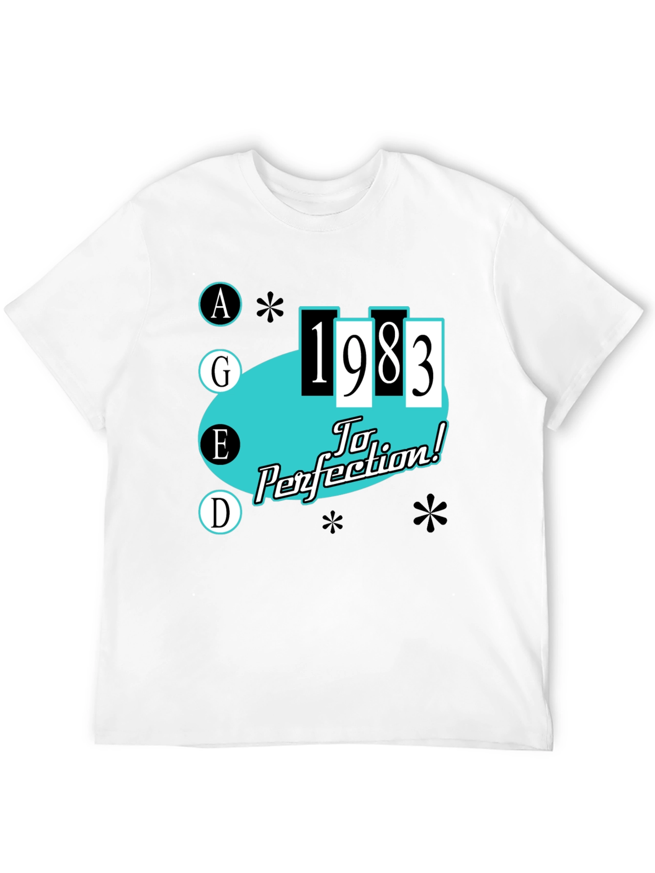 Aged 1983 T-Shirt - To Perfection Birthday Tee