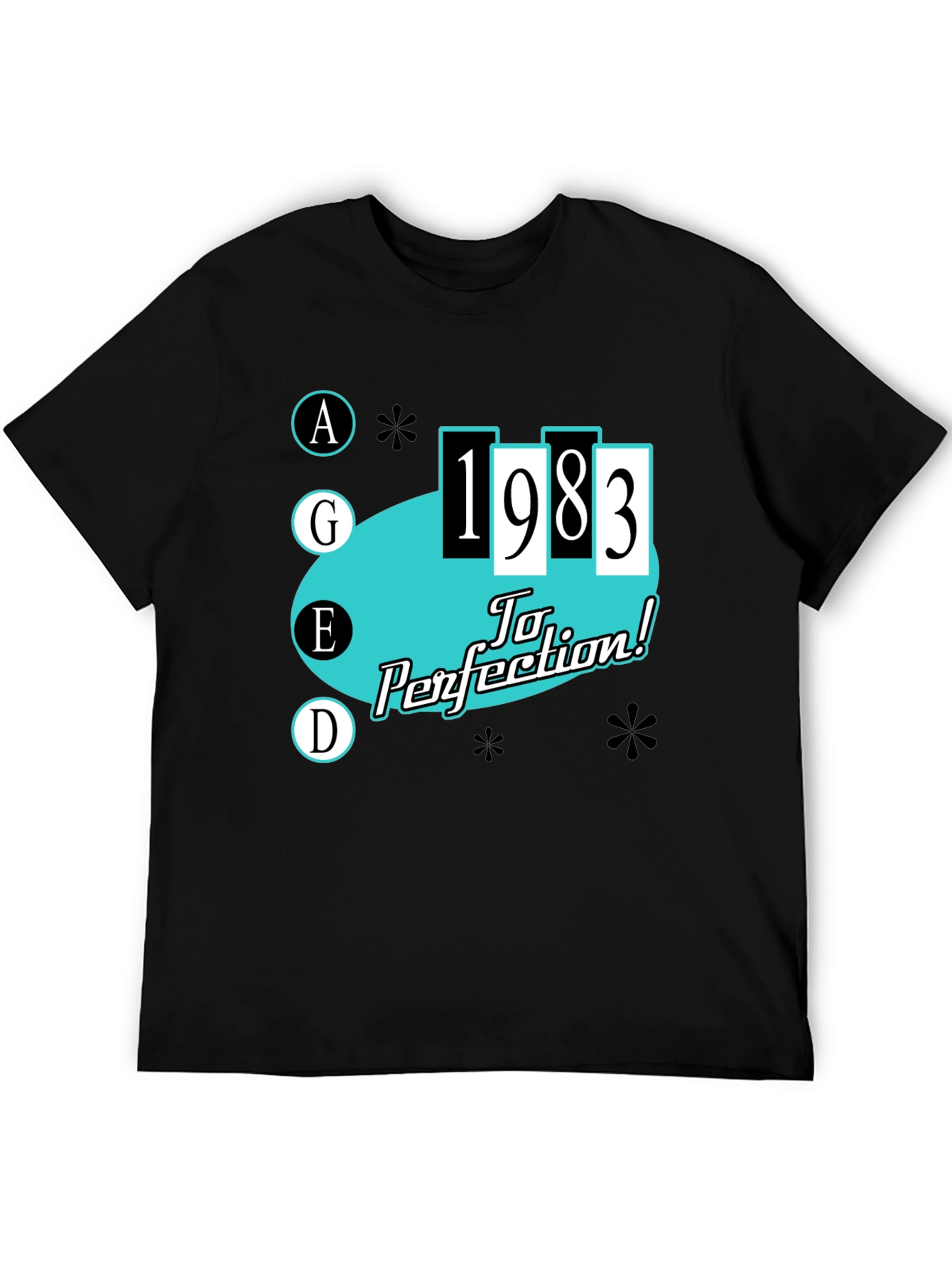 Aged 1983 T-Shirt - To Perfection Birthday Tee