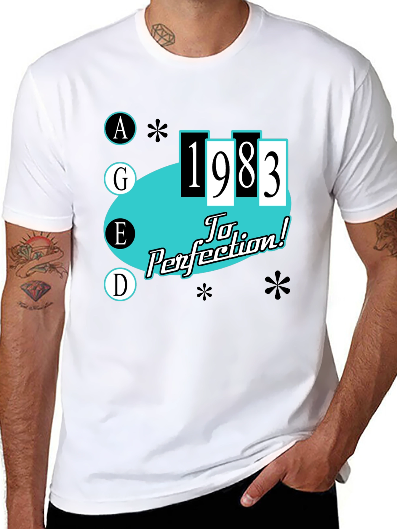 Aged 1983 T-Shirt - To Perfection Birthday Tee