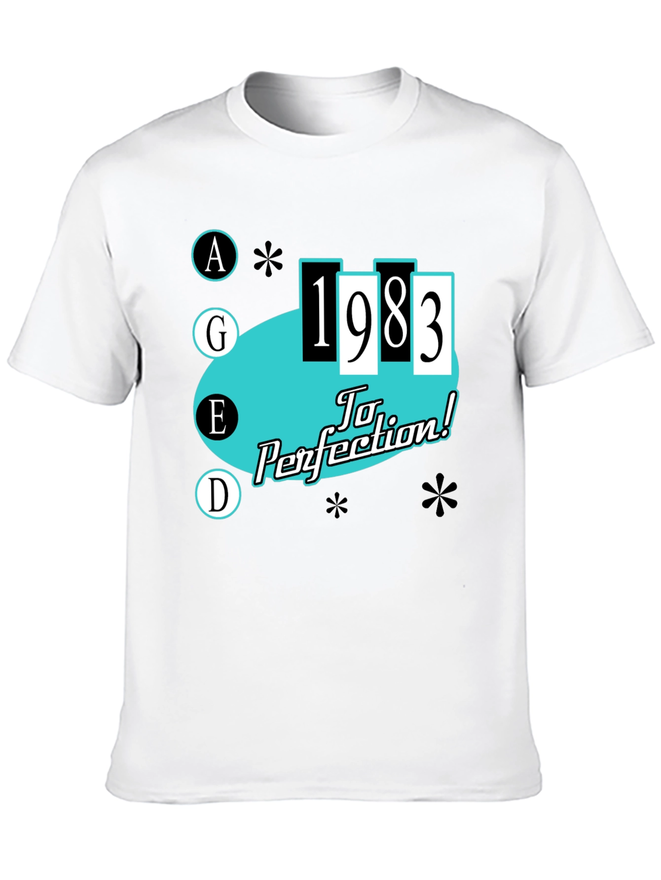 Aged 1983 T-Shirt - To Perfection Birthday Tee