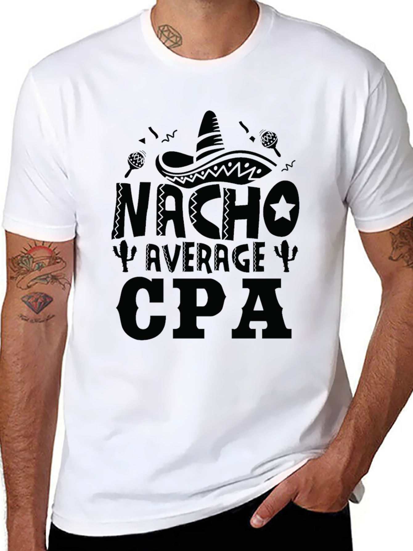 Nacho Average CPA T-Shirt - Funny Accountant Tee