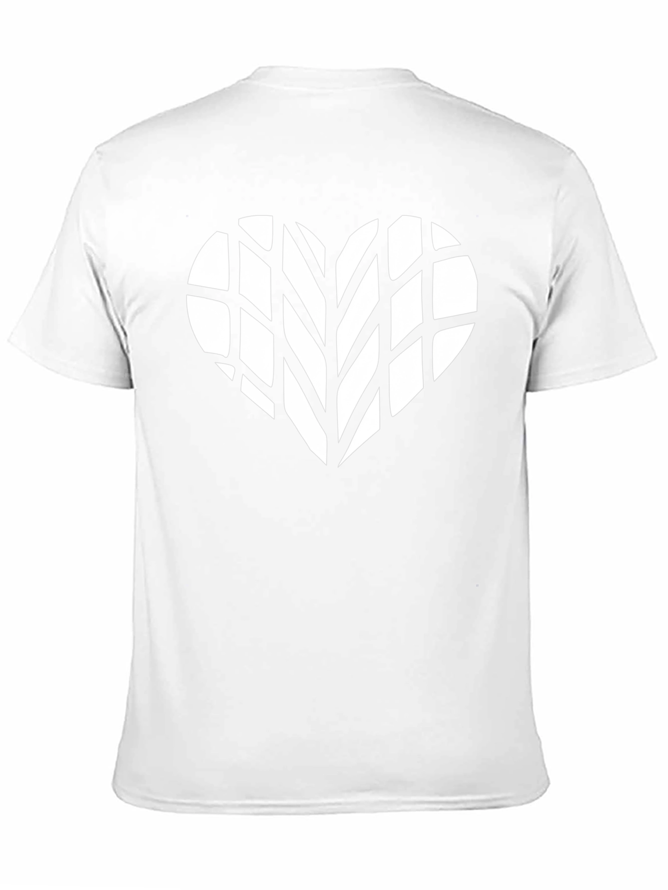 Heart Tire Tread Black T-Shirt