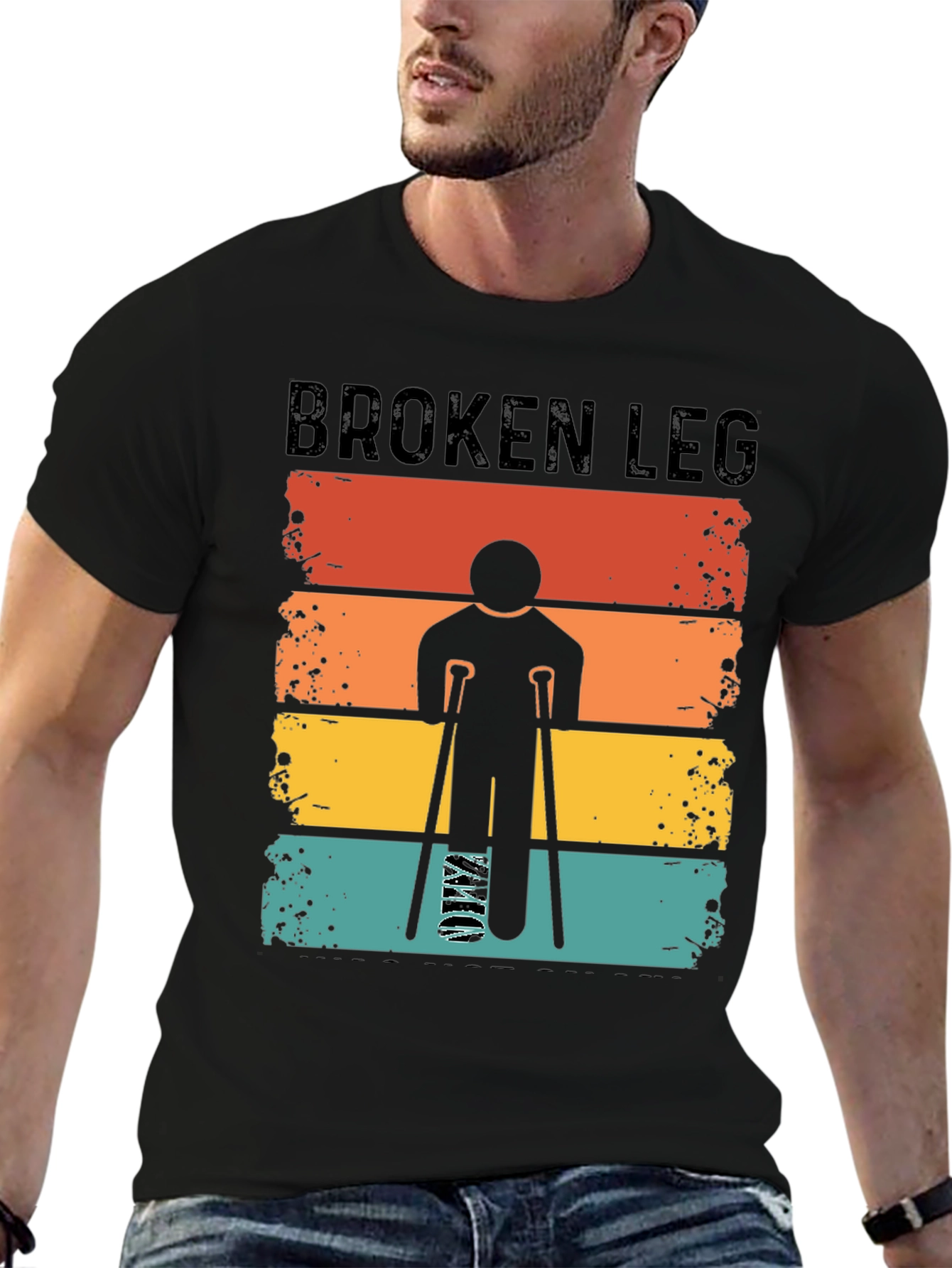 Broken Leg Graphic Tee - Comfort & Style