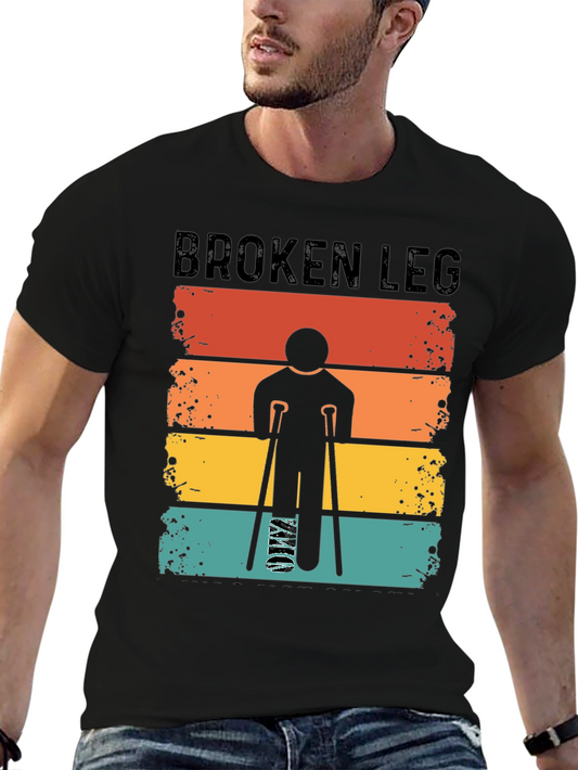 Broken Leg Graphic Tee - Comfort & Style