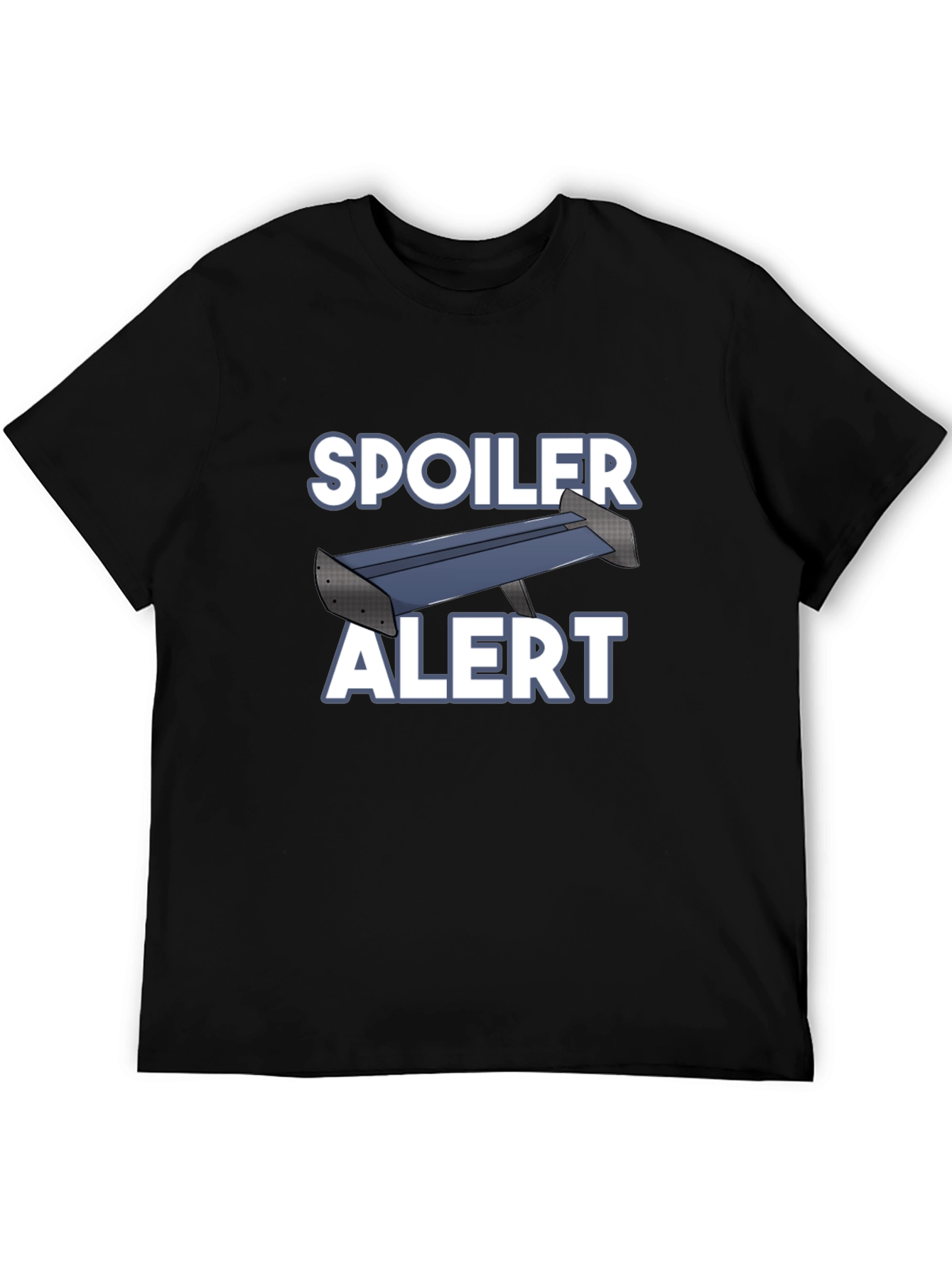 Spoiler Alert Novelty Graphic T-Shirt - Black