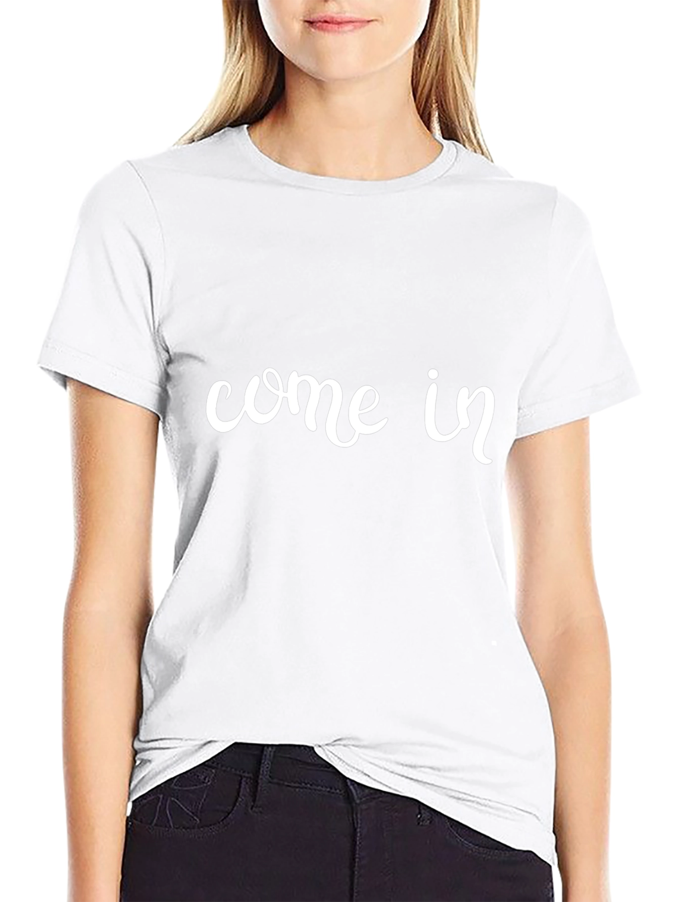 Come In T-Shirt - Casual Black Tee