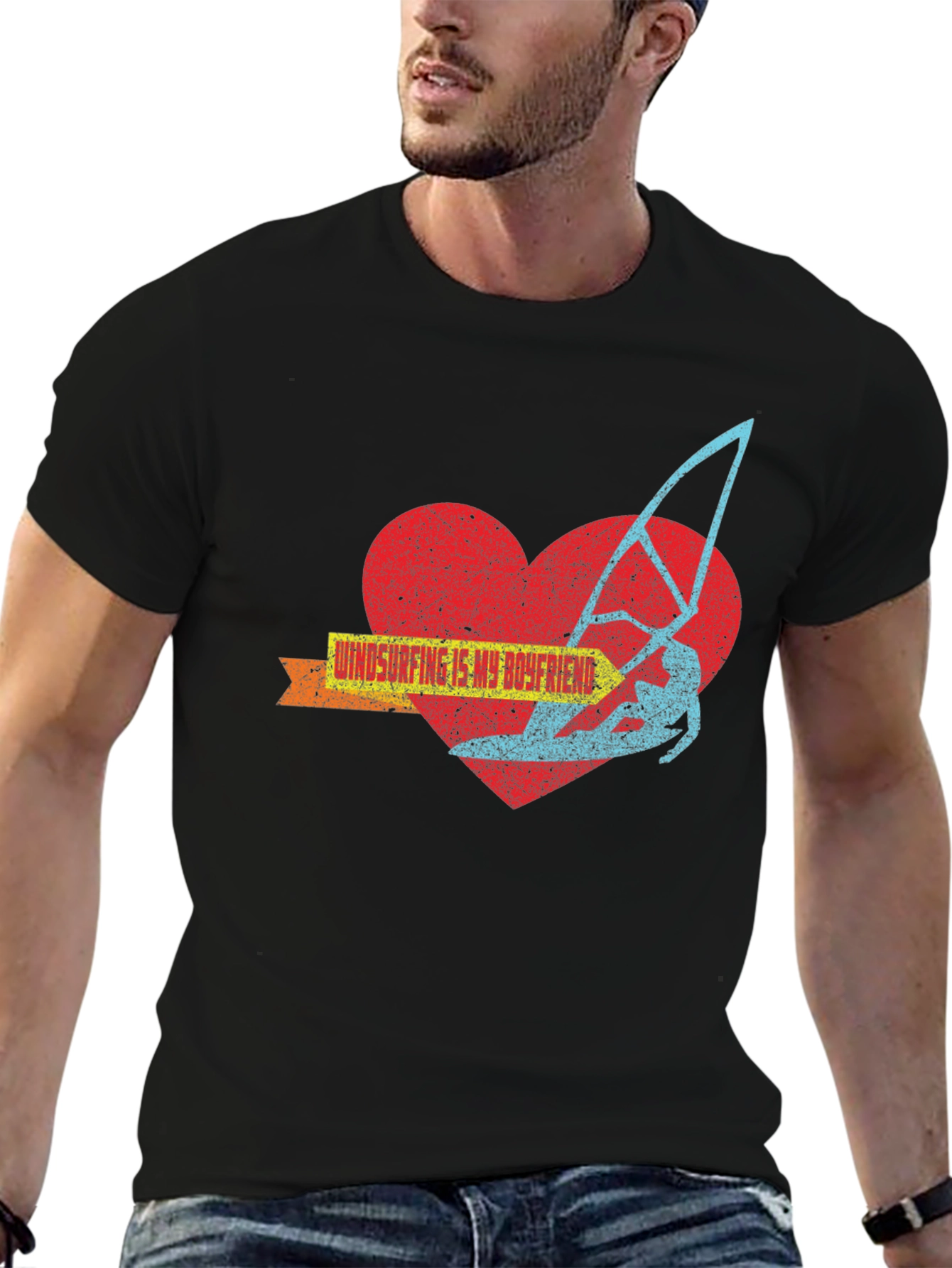 Windsurfing is My Boyfriend Tee