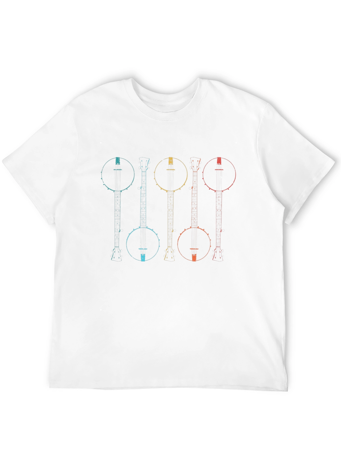 Retro Banjo Instrument Graphic Tee