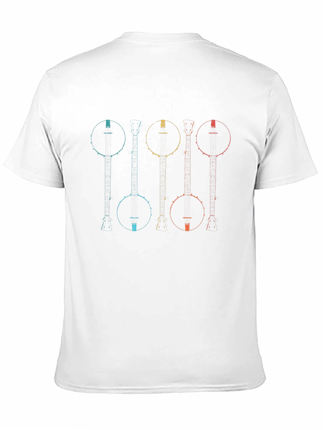 Retro Banjo Instrument Graphic Tee