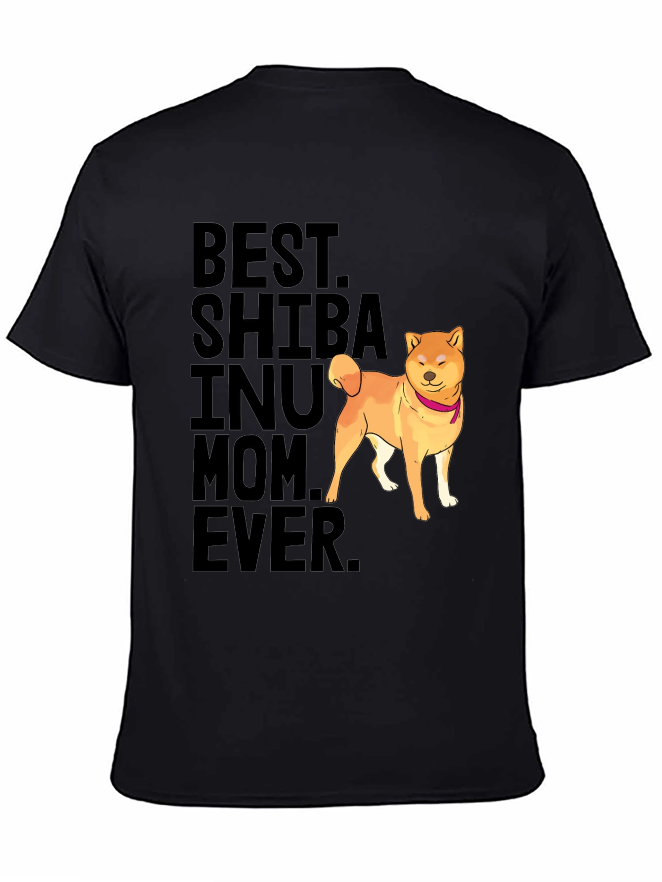Best Shiba Inu Mom Ever Black T-Shirt