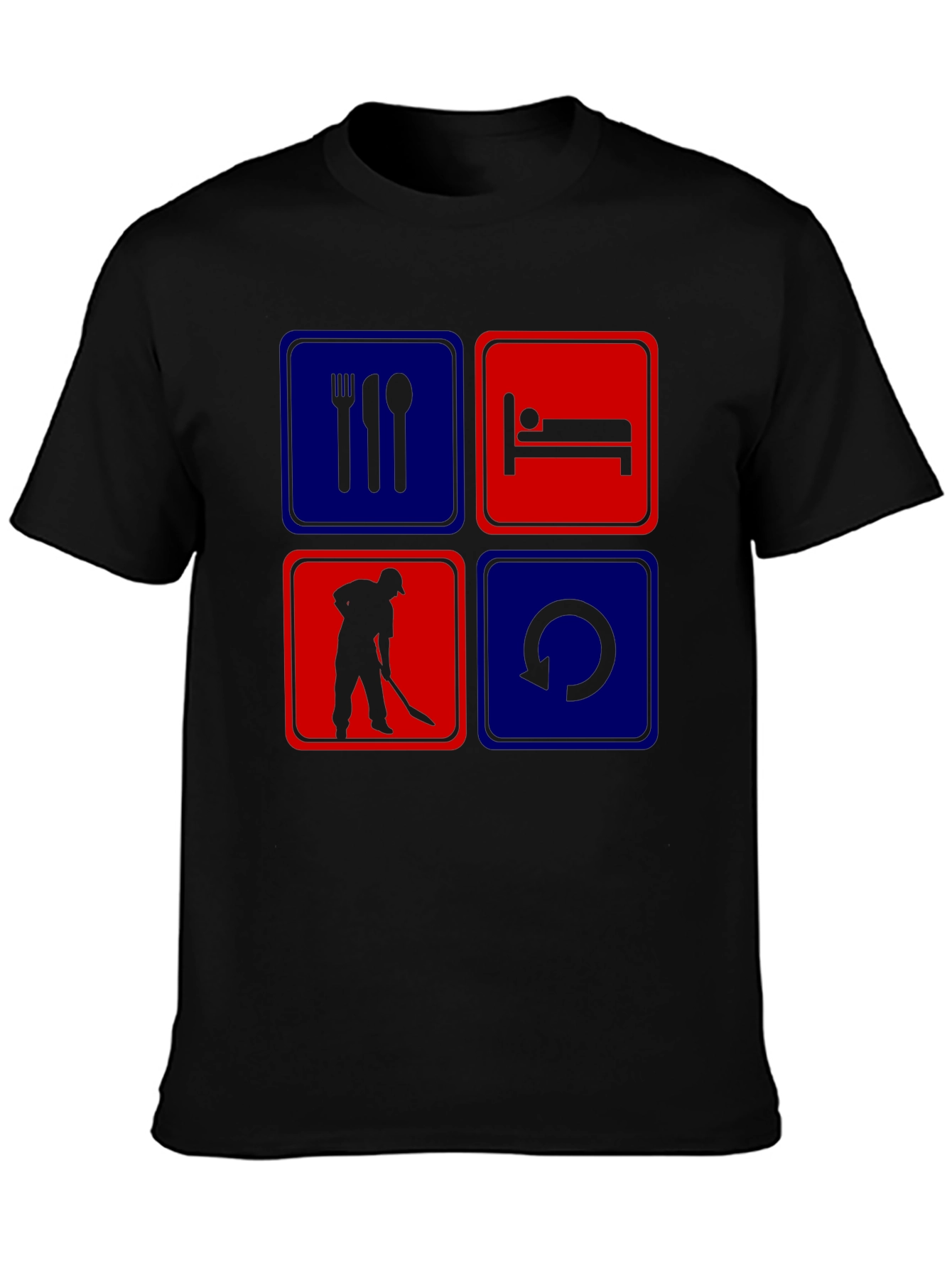 Eat Sleep Hockey Repeat T-Shirt