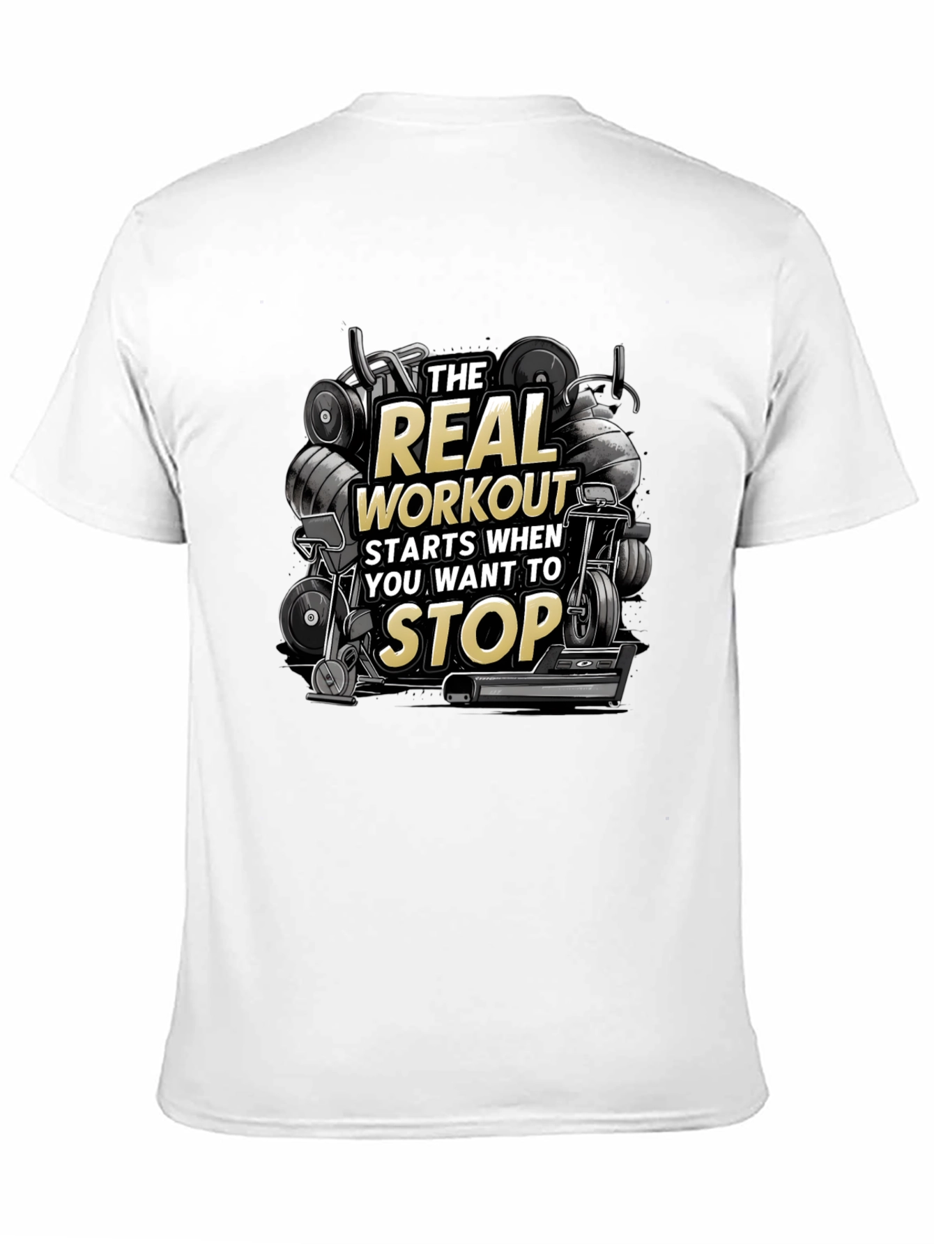 Workout Motivation Tee - The Real Workout
