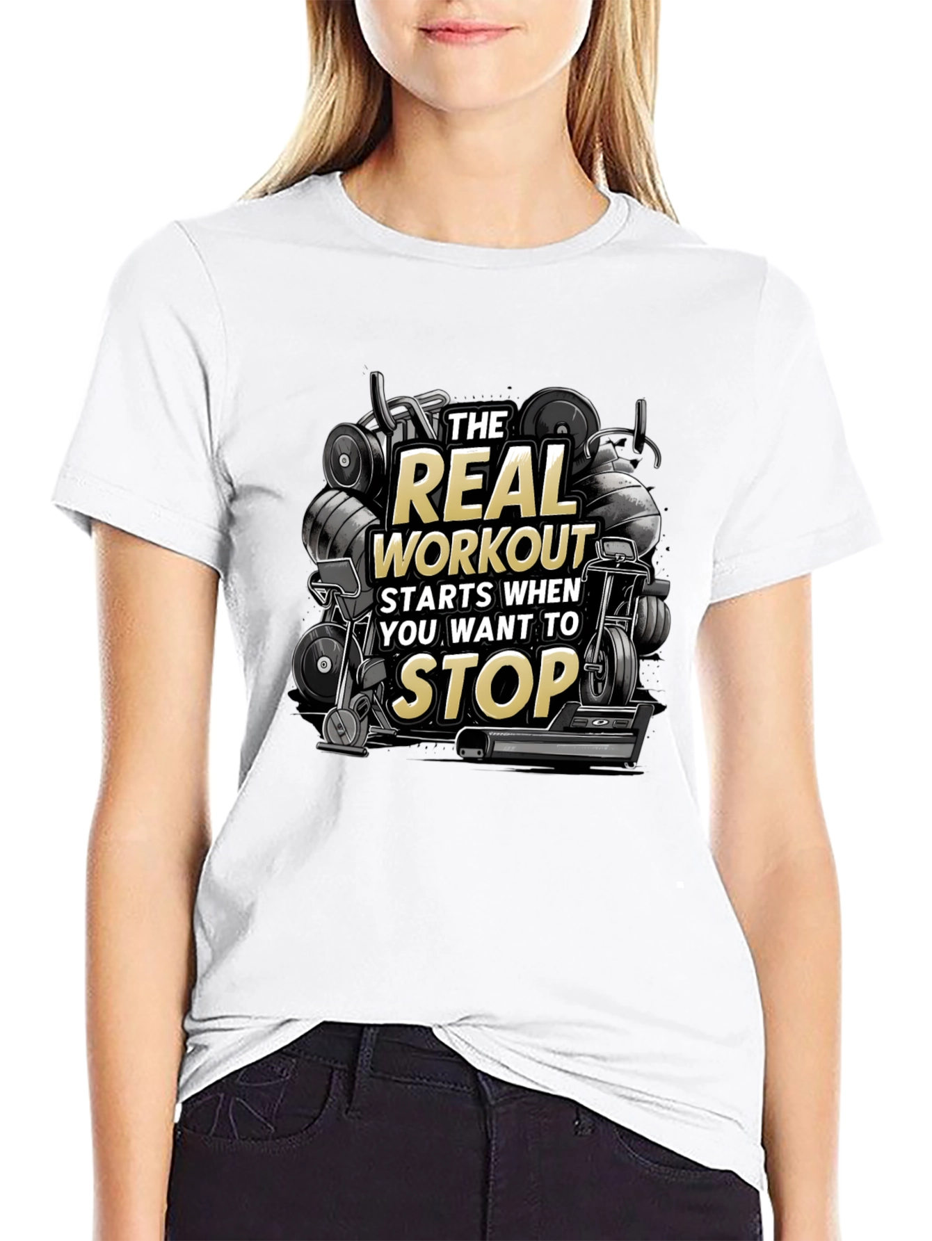 Workout Motivation Tee - The Real Workout