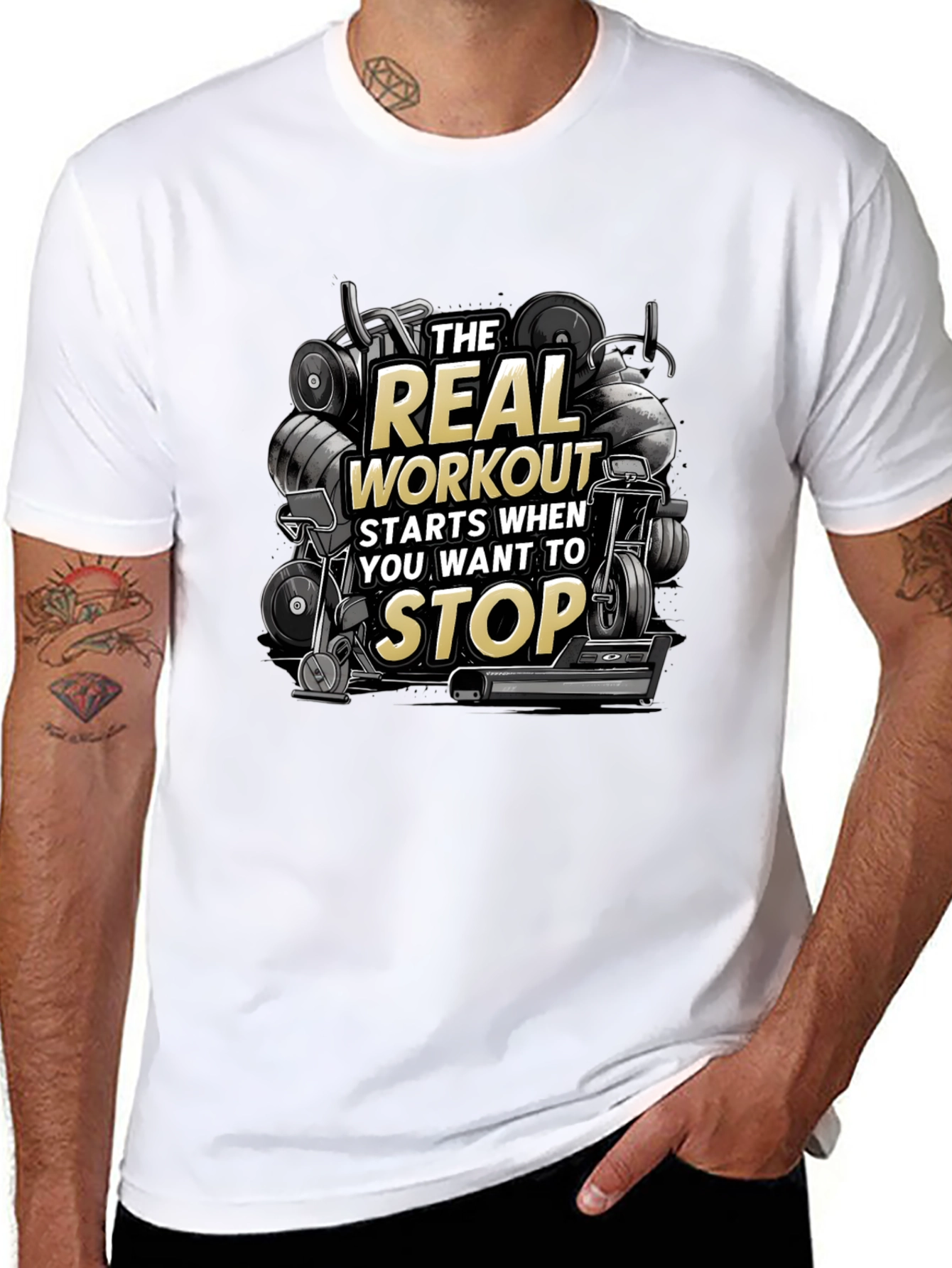 Workout Motivation Tee - The Real Workout