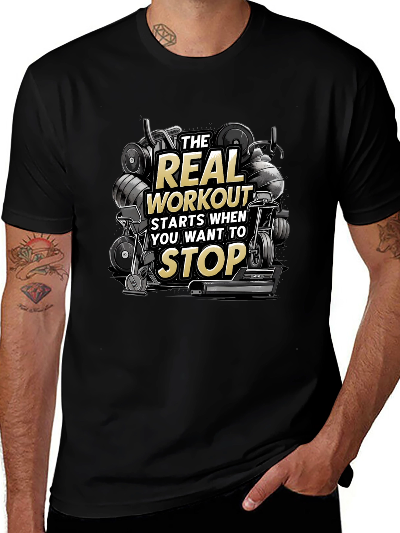 Workout Motivation Tee - The Real Workout