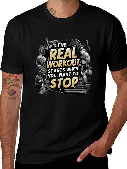 Workout Motivation Tee - The Real Workout