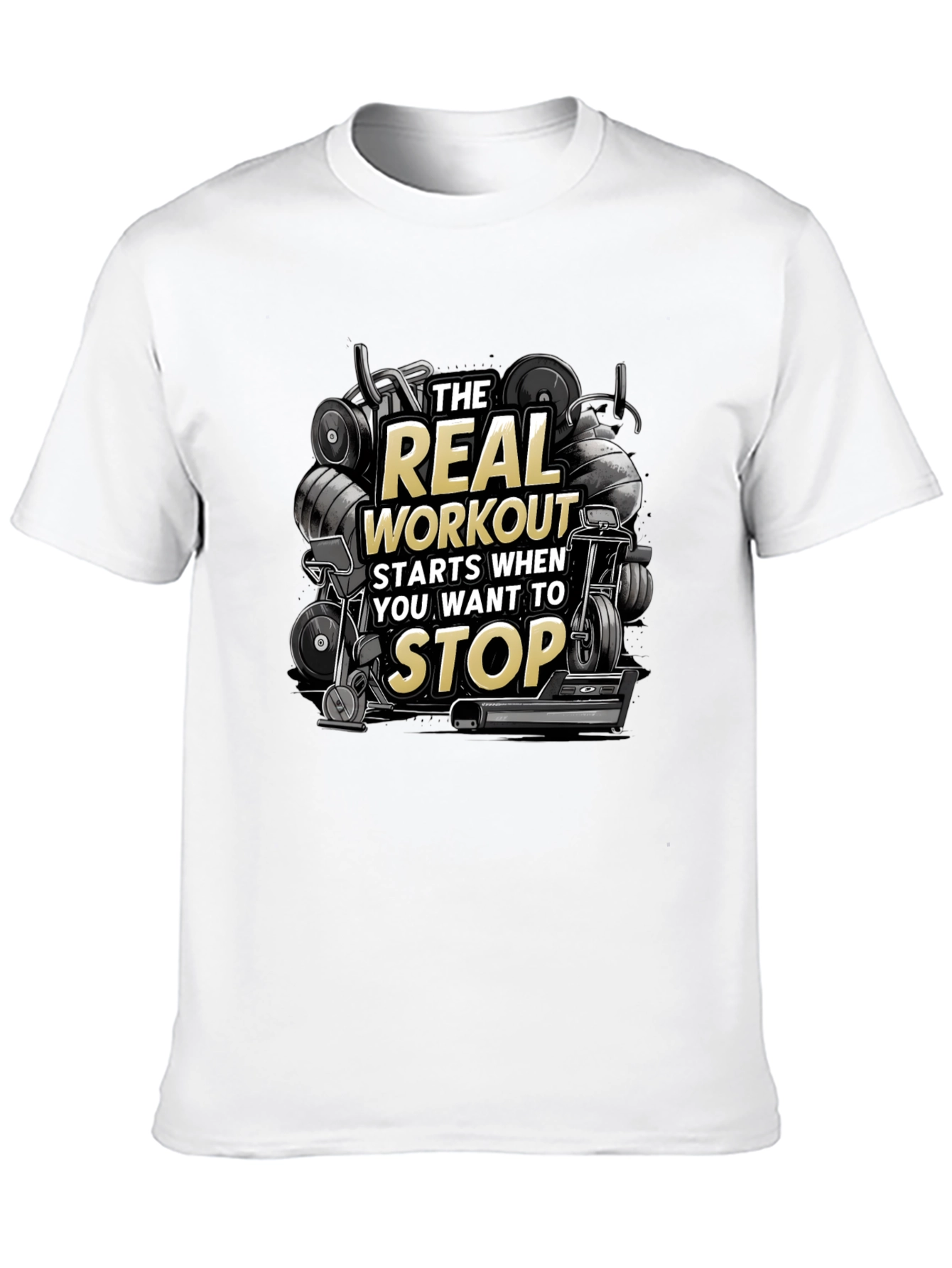 Workout Motivation Tee - The Real Workout