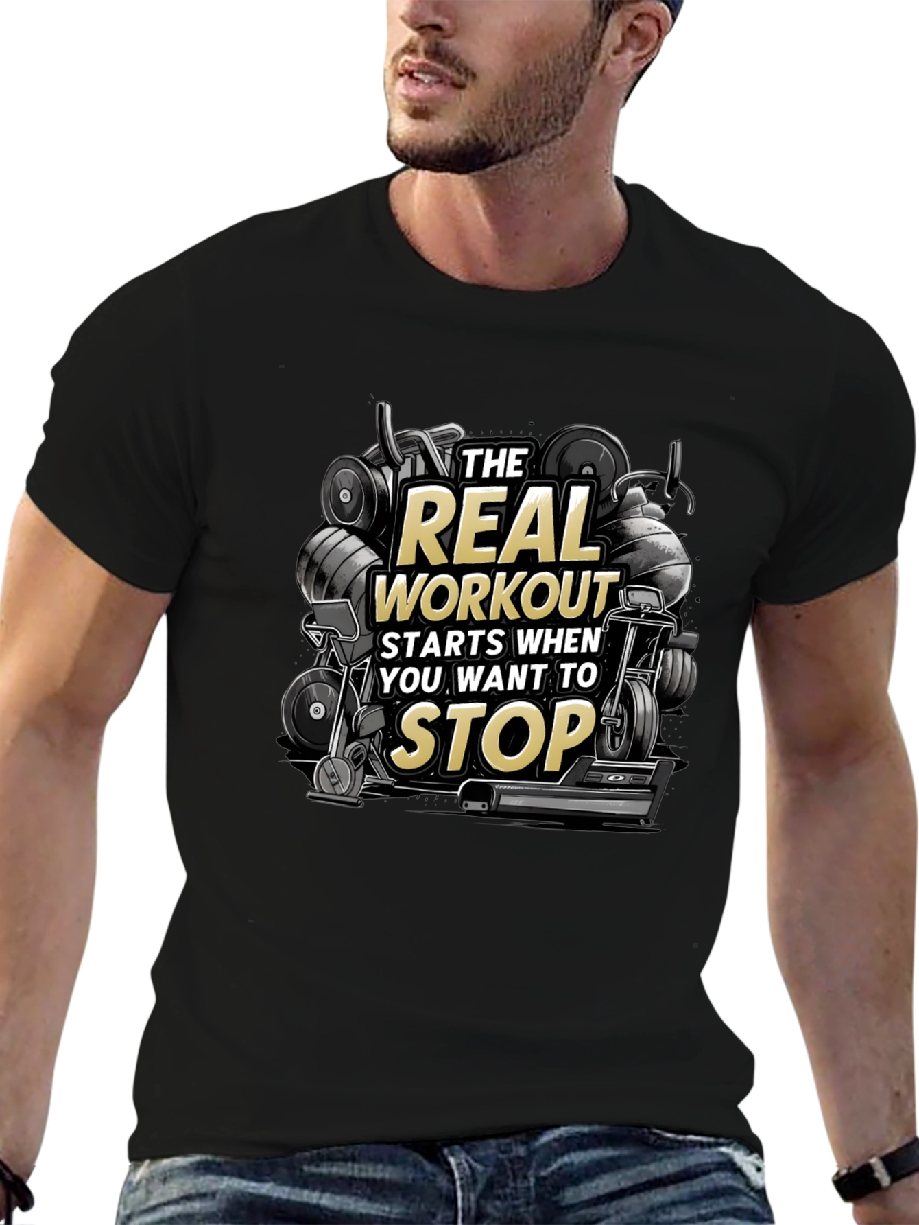 Workout Motivation Tee - The Real Workout
