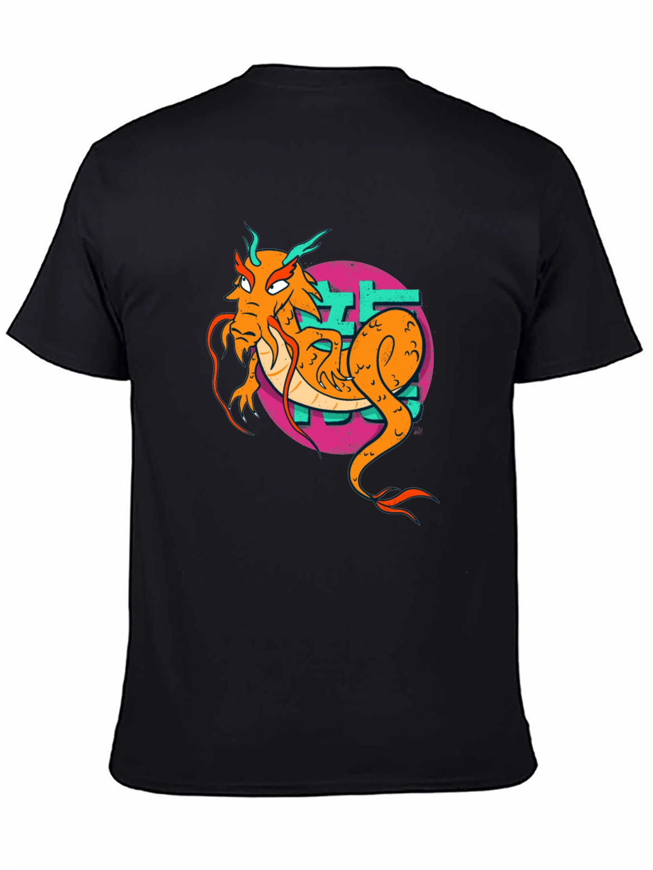 Dragon Graphic Print Tee - Cool Asian Style
