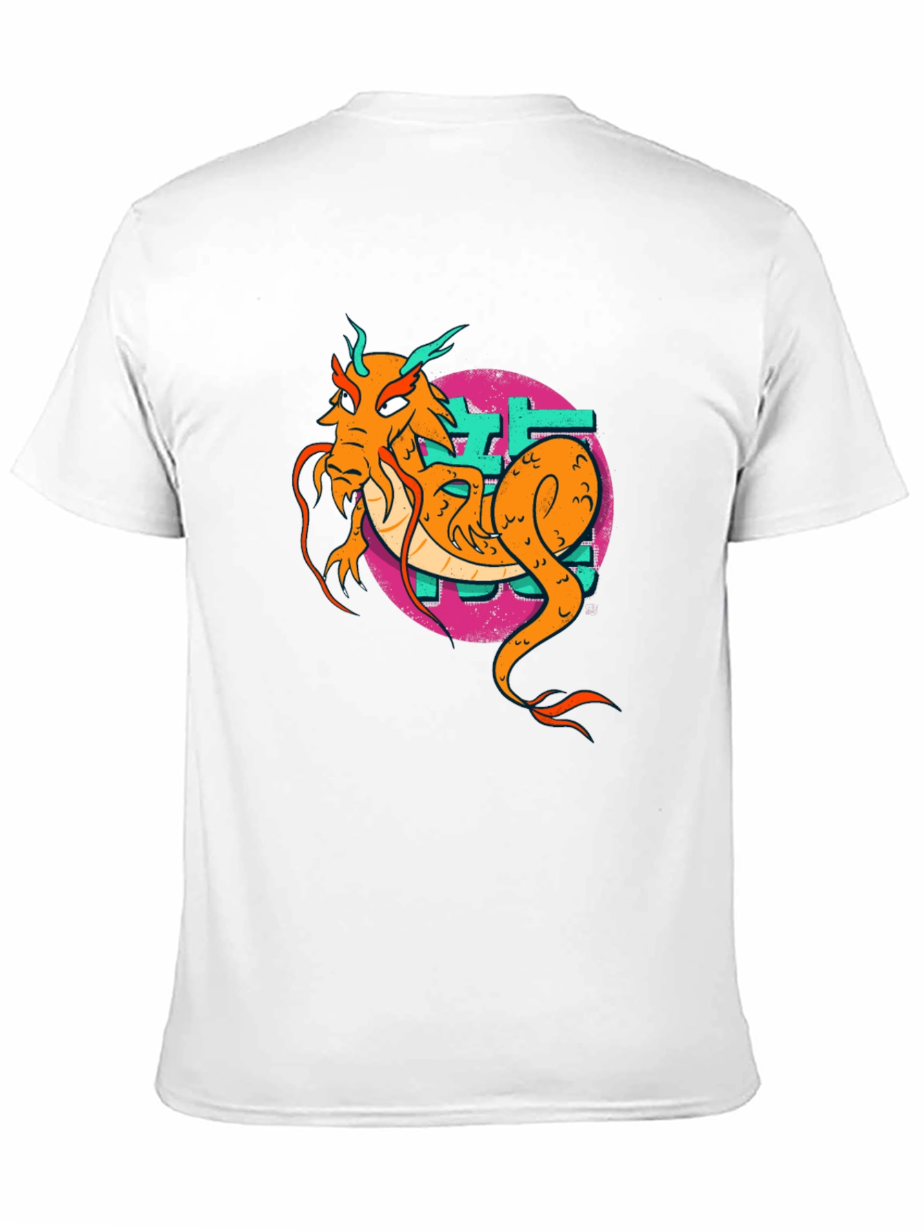 Dragon Graphic Print Tee - Cool Asian Style
